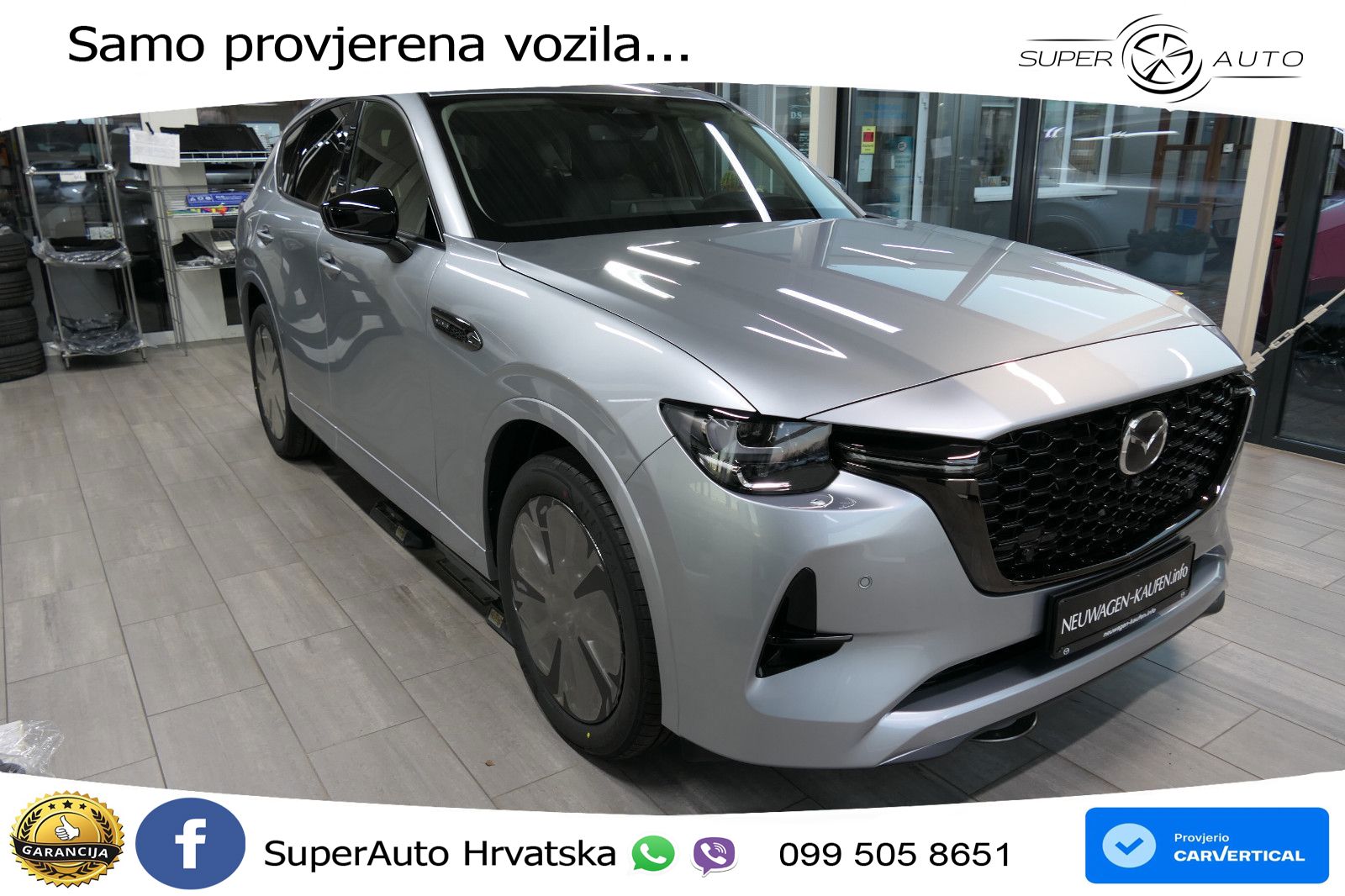 Mazda CX-60 2.5 e-Skyactiv (328 KS) AWD Automatic LED+GR SJED+ACC