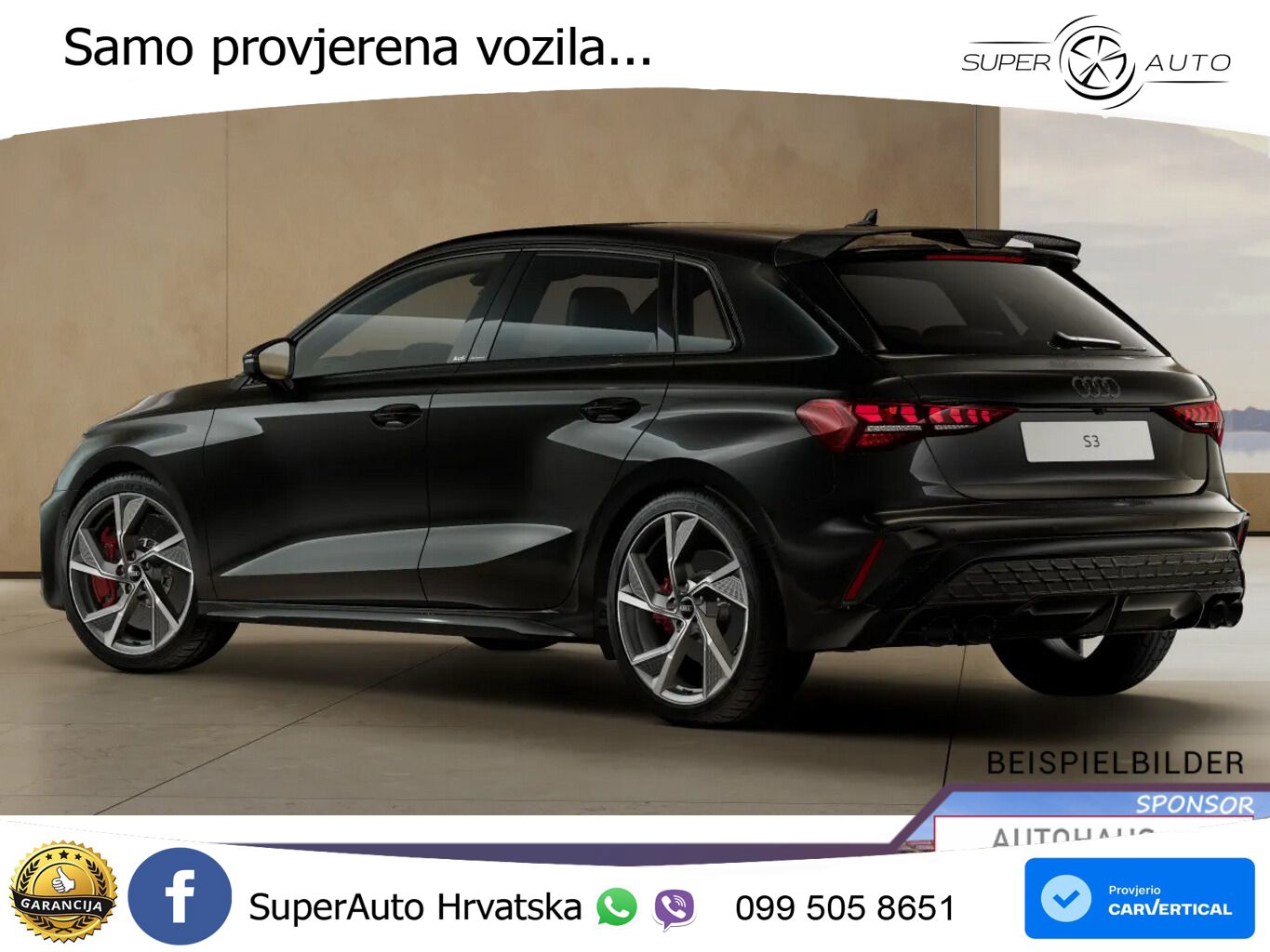 Audi S3 2.0 TFSI (333 KS) quattro S tronic LED+GR SJED+ACC