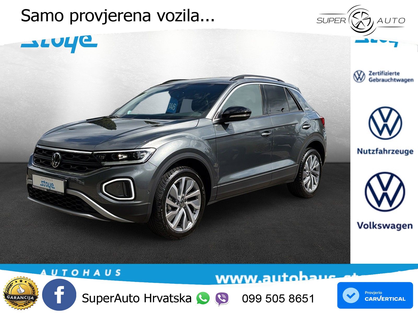 Volkswagen T-Roc 1.5 TSI (150 KS) DSG LED+GR SJED+ACC