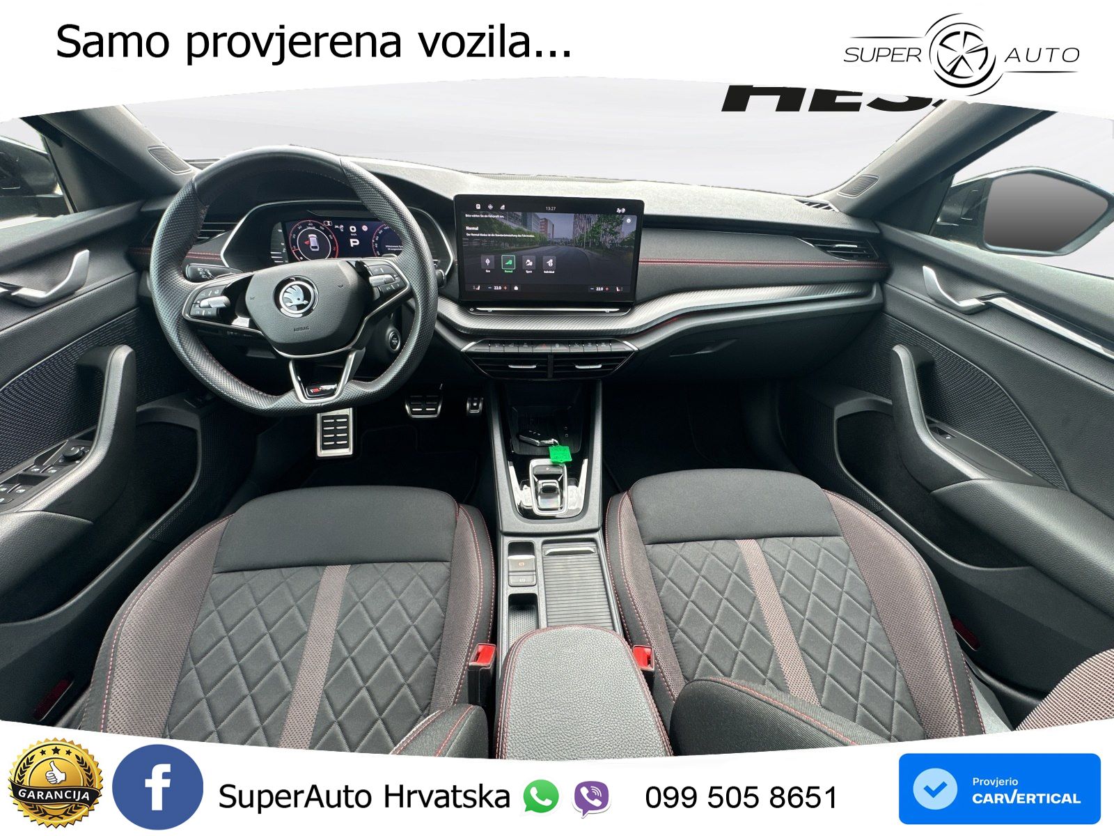 Škoda Octavia Combi RS 2.0 TSI (265 KS) DSG MATRIX+GR SJED+KAM