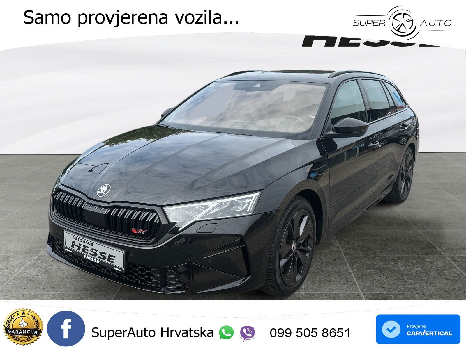 Škoda Octavia Combi RS 2.0 TSI (265 KS) DSG MATRIX+GR SJED+KAM