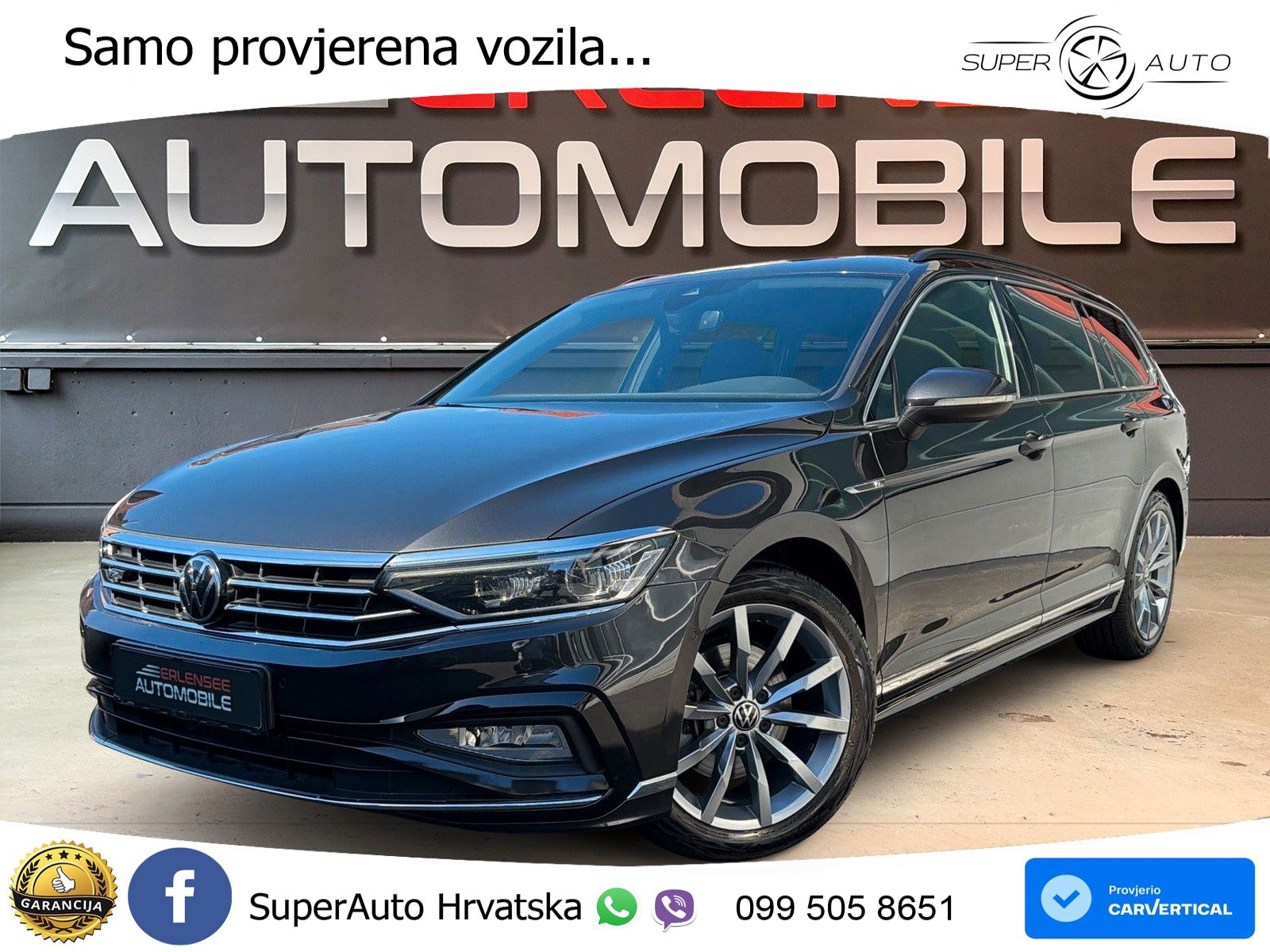 Volkswagen Passat Variant 2.0 TDI (150 KS) DSG R-Line MATRIX+GR SJED+KAM