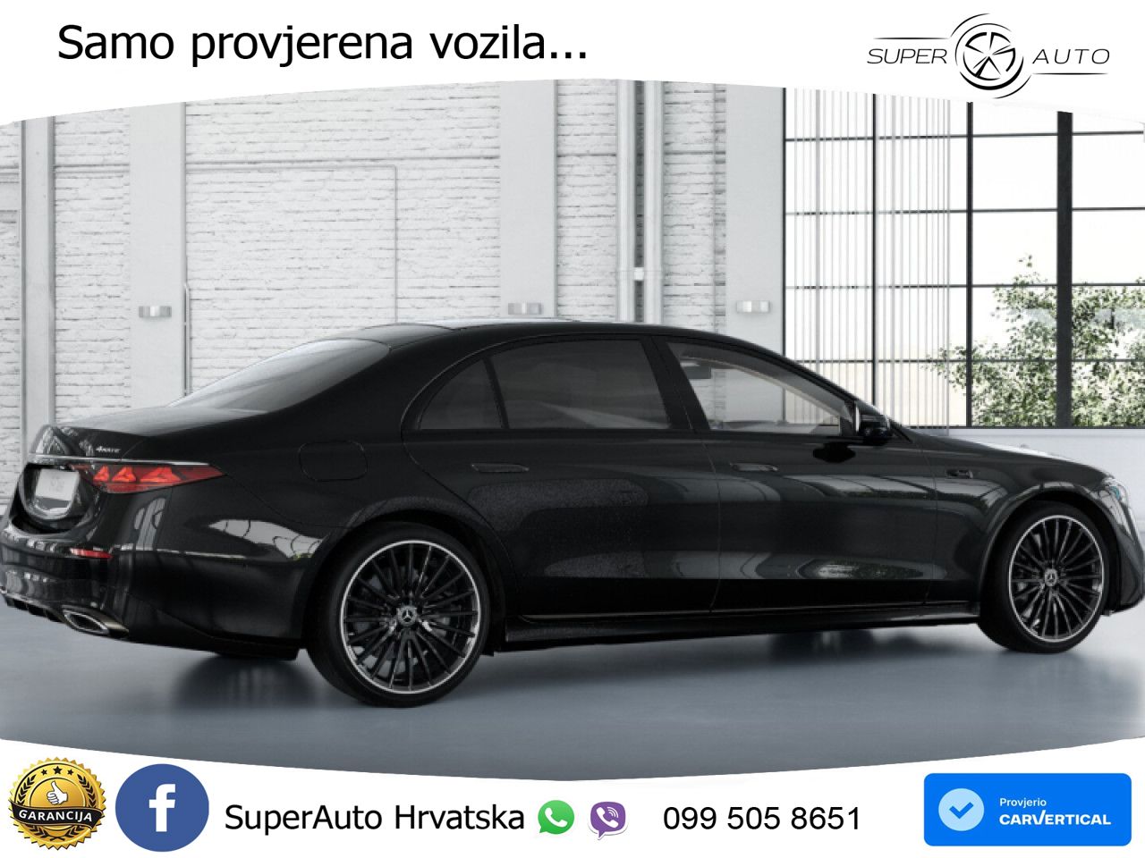 Mercedes S 450d (367 KS) EQ Boost 4MATIC 9G-TRONIC AMG ZRAČNI+ACC+GR SJED+KAM+PANO
