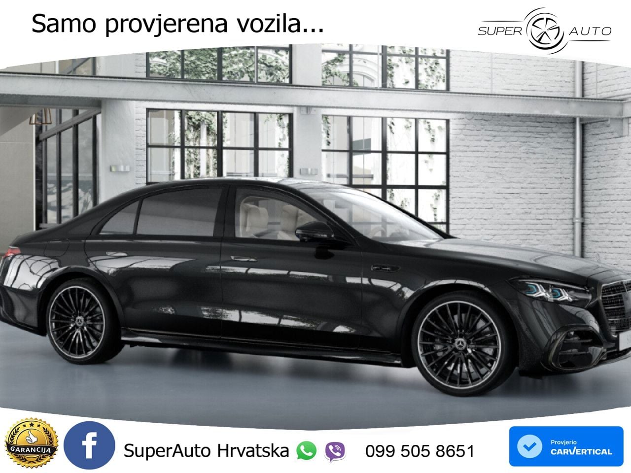 Mercedes S 450d (367 KS) EQ Boost 4MATIC 9G-TRONIC AMG ZRAČNI+ACC+GR SJED+KAM+PANO