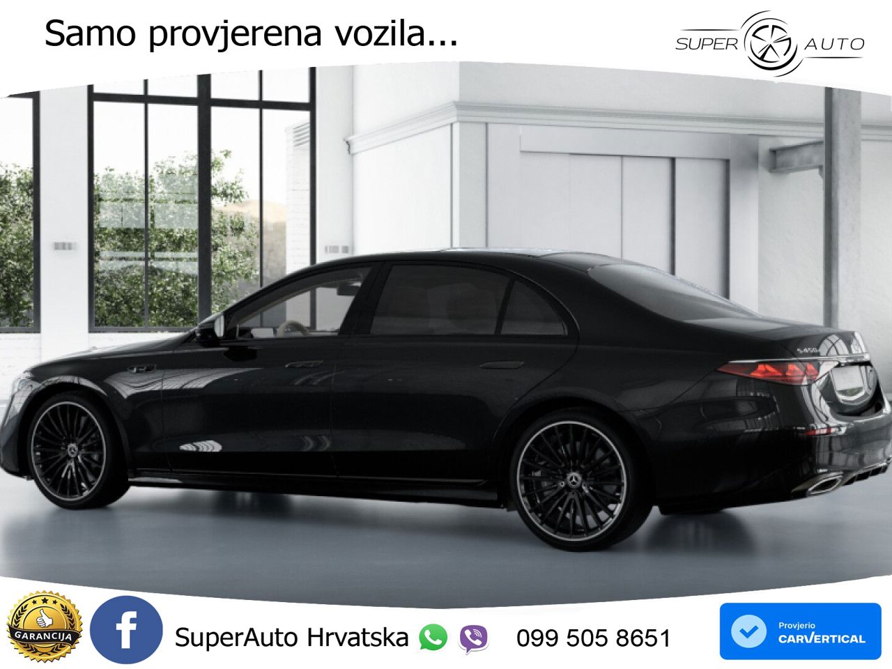 Mercedes S 450d (367 KS) EQ Boost 4MATIC 9G-TRONIC AMG ZRAČNI+ACC+GR SJED+KAM+PANO