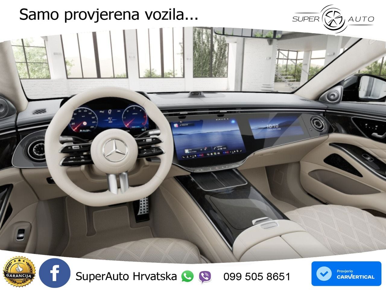 Mercedes S 450d (367 KS) EQ Boost 4MATIC 9G-TRONIC AMG ZRAČNI+ACC+GR SJED+KAM+PANO
