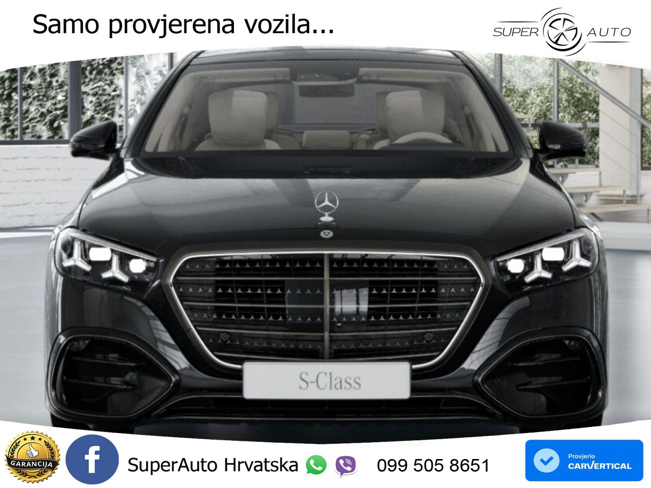 Mercedes S 450d (367 KS) EQ Boost 4MATIC 9G-TRONIC AMG ZRAČNI+ACC+GR SJED+KAM+PANO