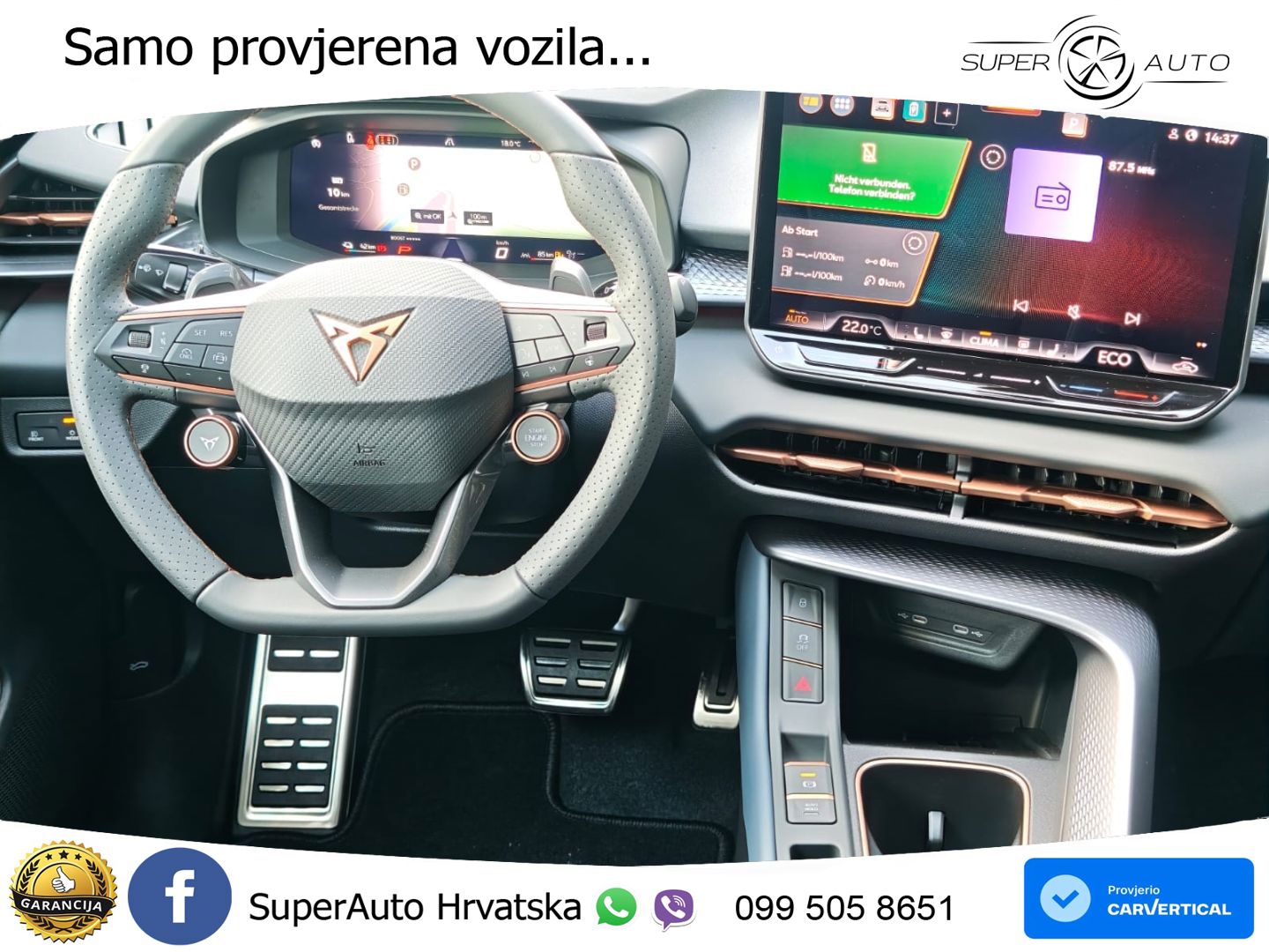 Cupra Formentor 1.5 TSI (204 KS) e-Hybrid DSG LED+GR SJED+ACC