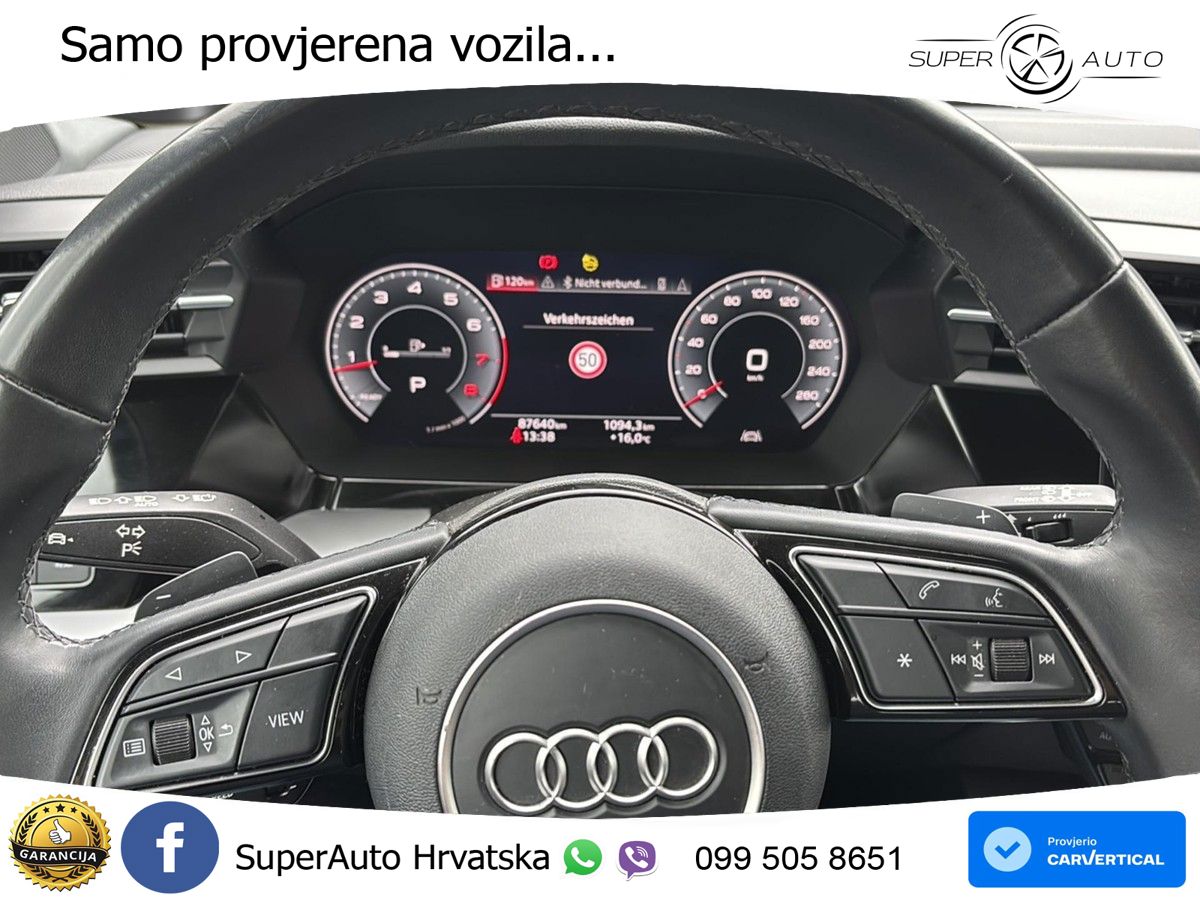 Audi A3 35 TFSI (150 KS) S tronic LED+GR SJED+ACC