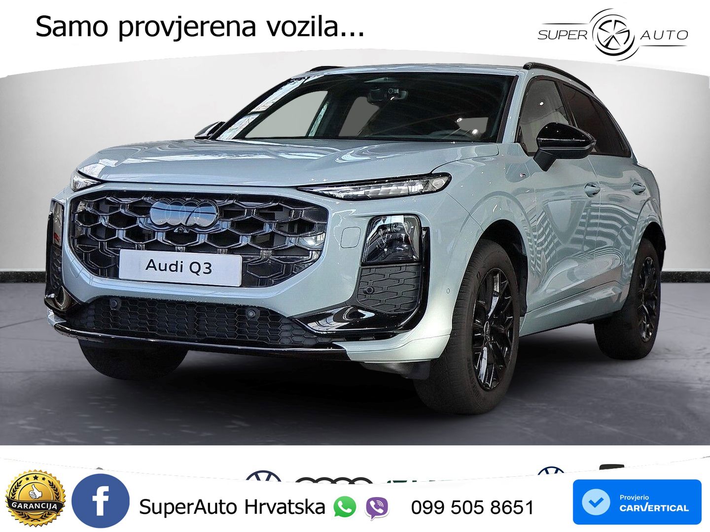 Audi Q3 1.5 TFSI (150 KS) S tronic S line LED+GR SJED+ACC