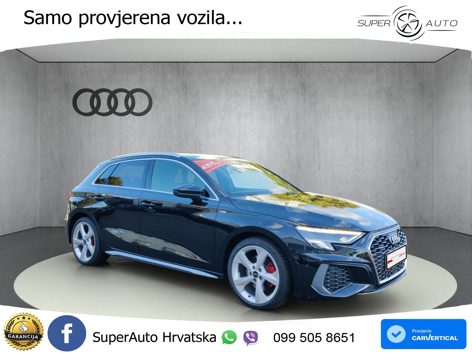 Audi A3 40 TFSI (190 KS) quattro S tronic S line