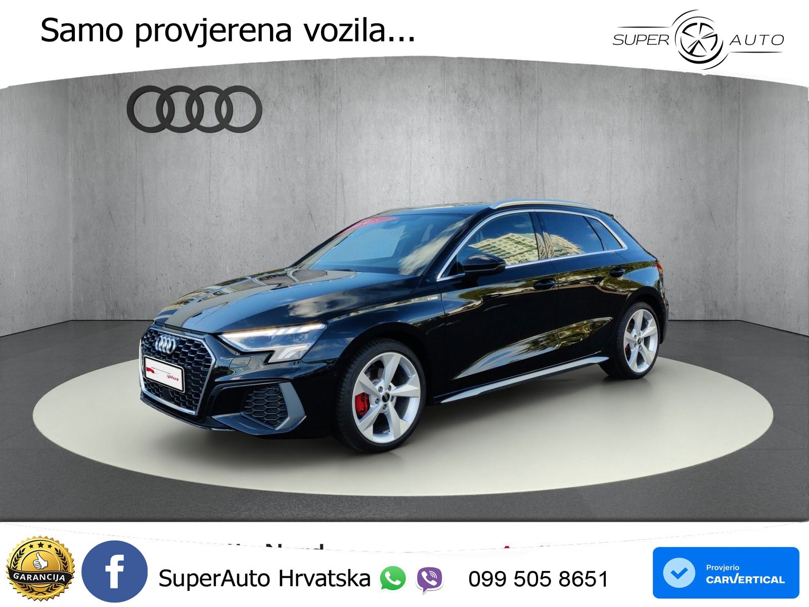 Audi A3 40 TFSI (190 KS) quattro S tronic S line