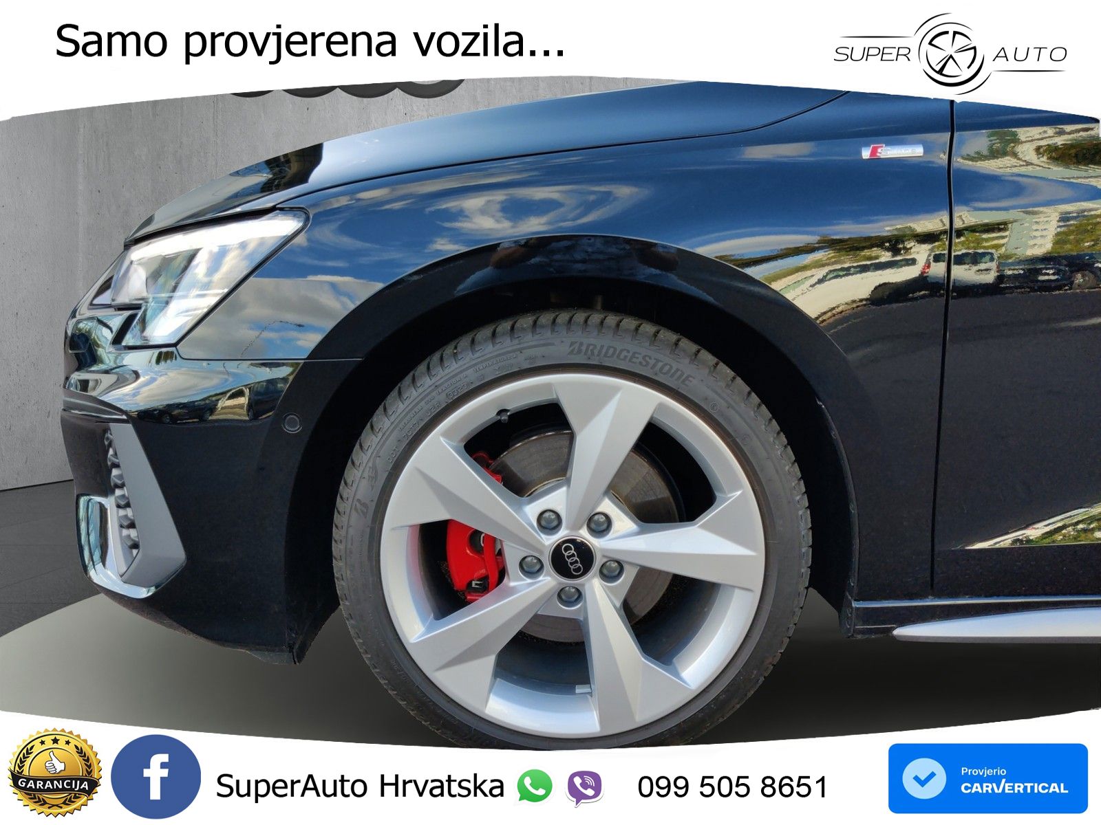 Audi A3 40 TFSI (190 KS) quattro S tronic S line