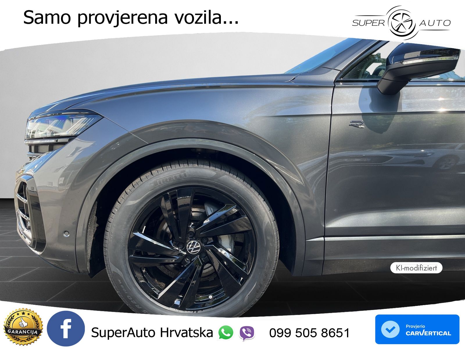 Volkswagen Touareg 3.0 V6 TDI (286 KS) 4MOTION Tiptronic R-Line ZRAČNI+ACC+GR SJED+KAM+PANO