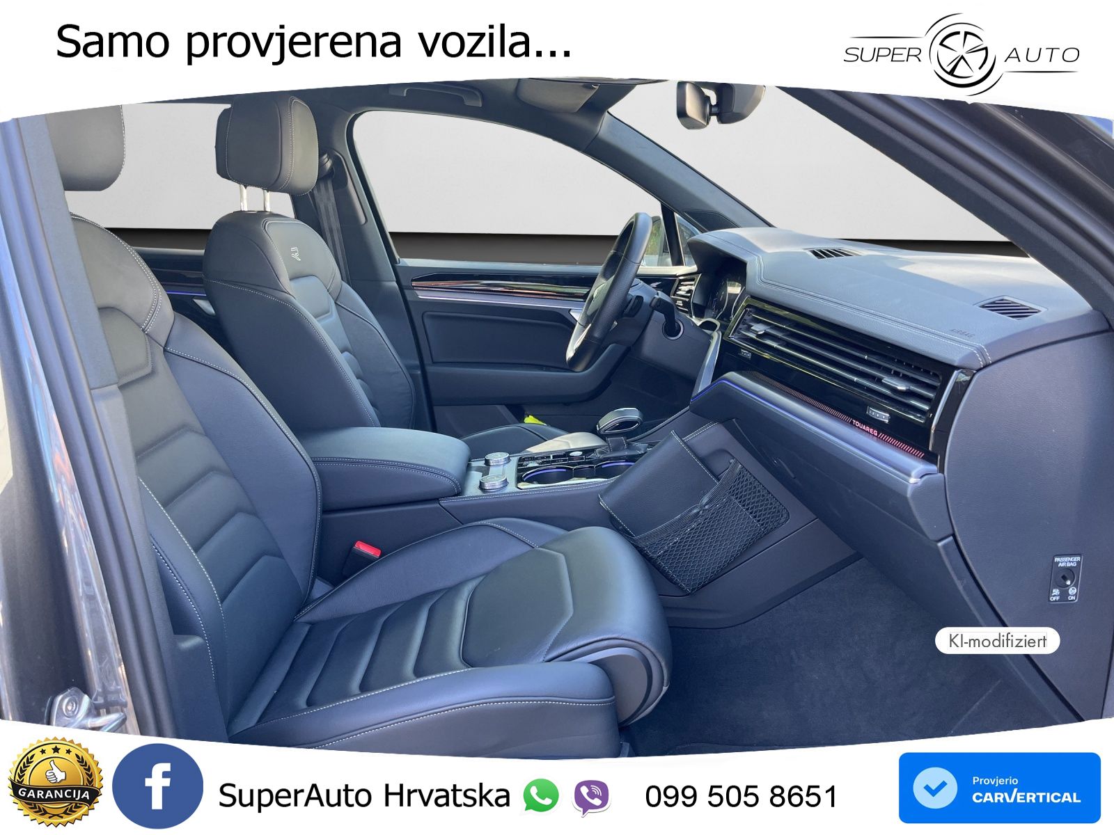 Volkswagen Touareg 3.0 V6 TDI (286 KS) 4MOTION Tiptronic R-Line ZRAČNI+ACC+GR SJED+KAM+PANO