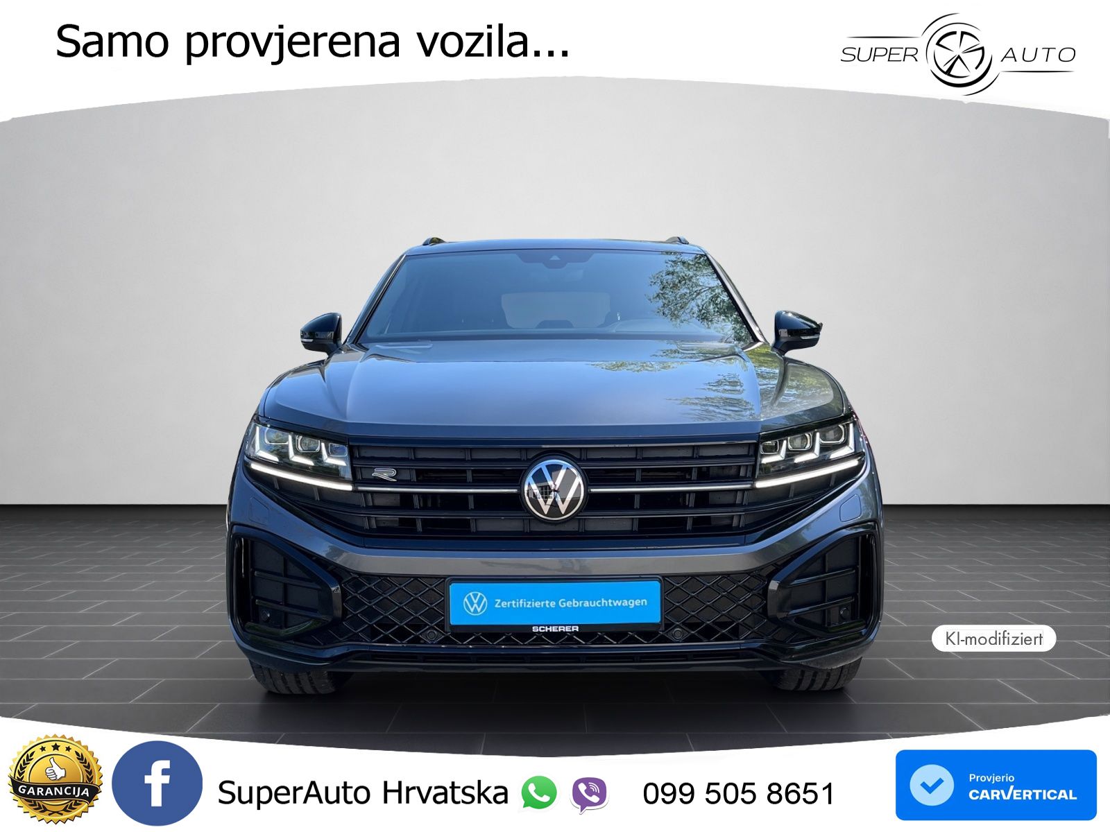 Volkswagen Touareg 3.0 V6 TDI (286 KS) 4MOTION Tiptronic R-Line ZRAČNI+ACC+GR SJED+KAM+PANO