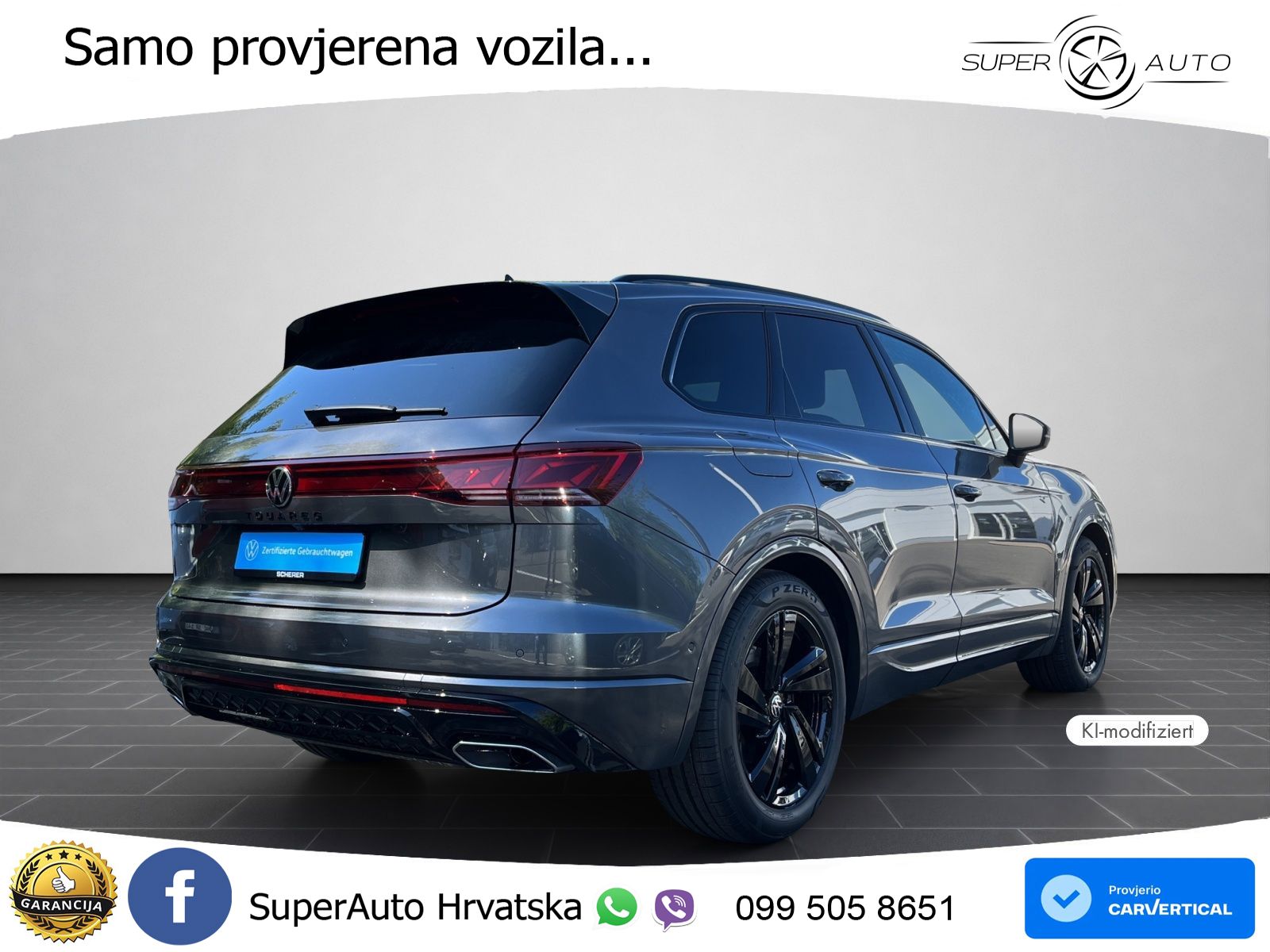 Volkswagen Touareg 3.0 V6 TDI (286 KS) 4MOTION Tiptronic R-Line ZRAČNI+ACC+GR SJED+KAM+PANO