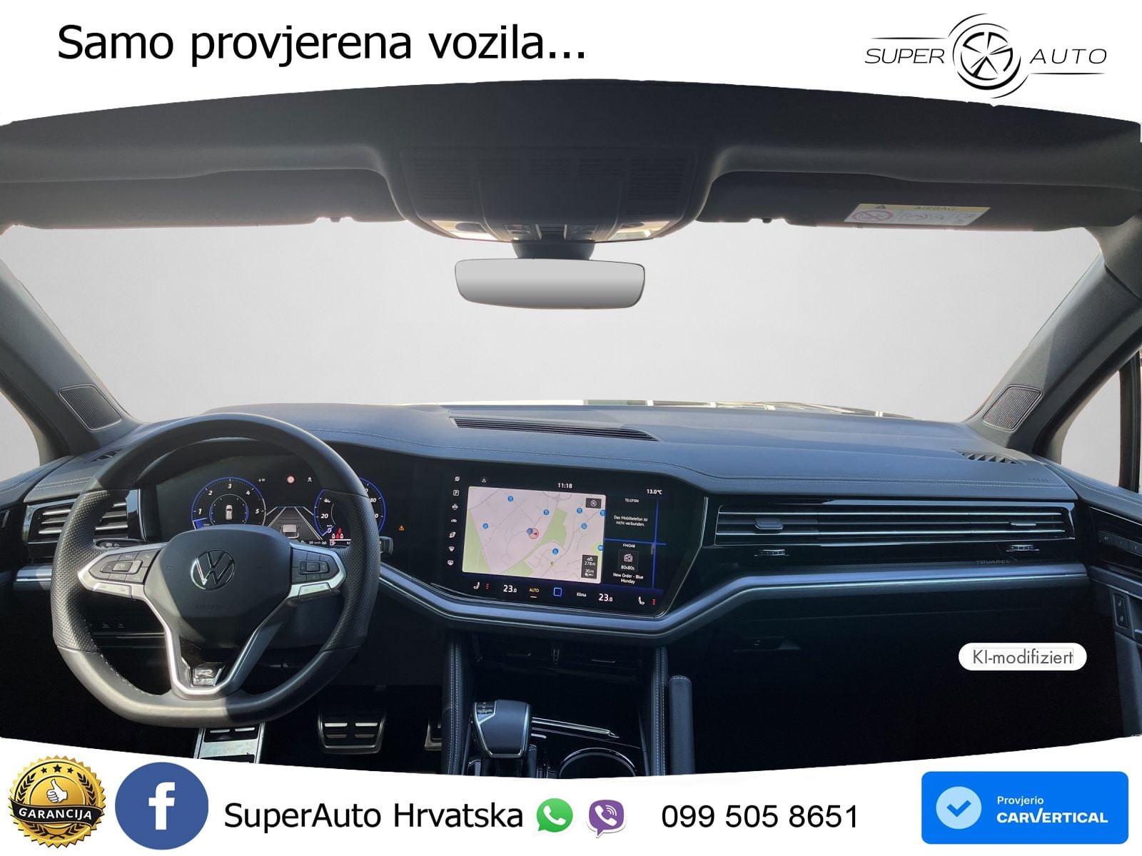 Volkswagen Touareg 3.0 V6 TDI (286 KS) 4MOTION Tiptronic R-Line ZRAČNI+ACC+GR SJED+KAM+PANO