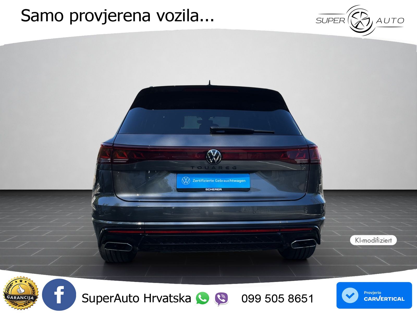 Volkswagen Touareg 3.0 V6 TDI (286 KS) 4MOTION Tiptronic R-Line ZRAČNI+ACC+GR SJED+KAM+PANO