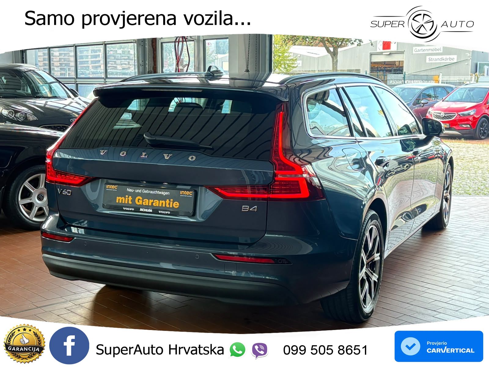 Volvo V60 2.0 B4 Diesel Geartronic LED+GR SJED+ACC