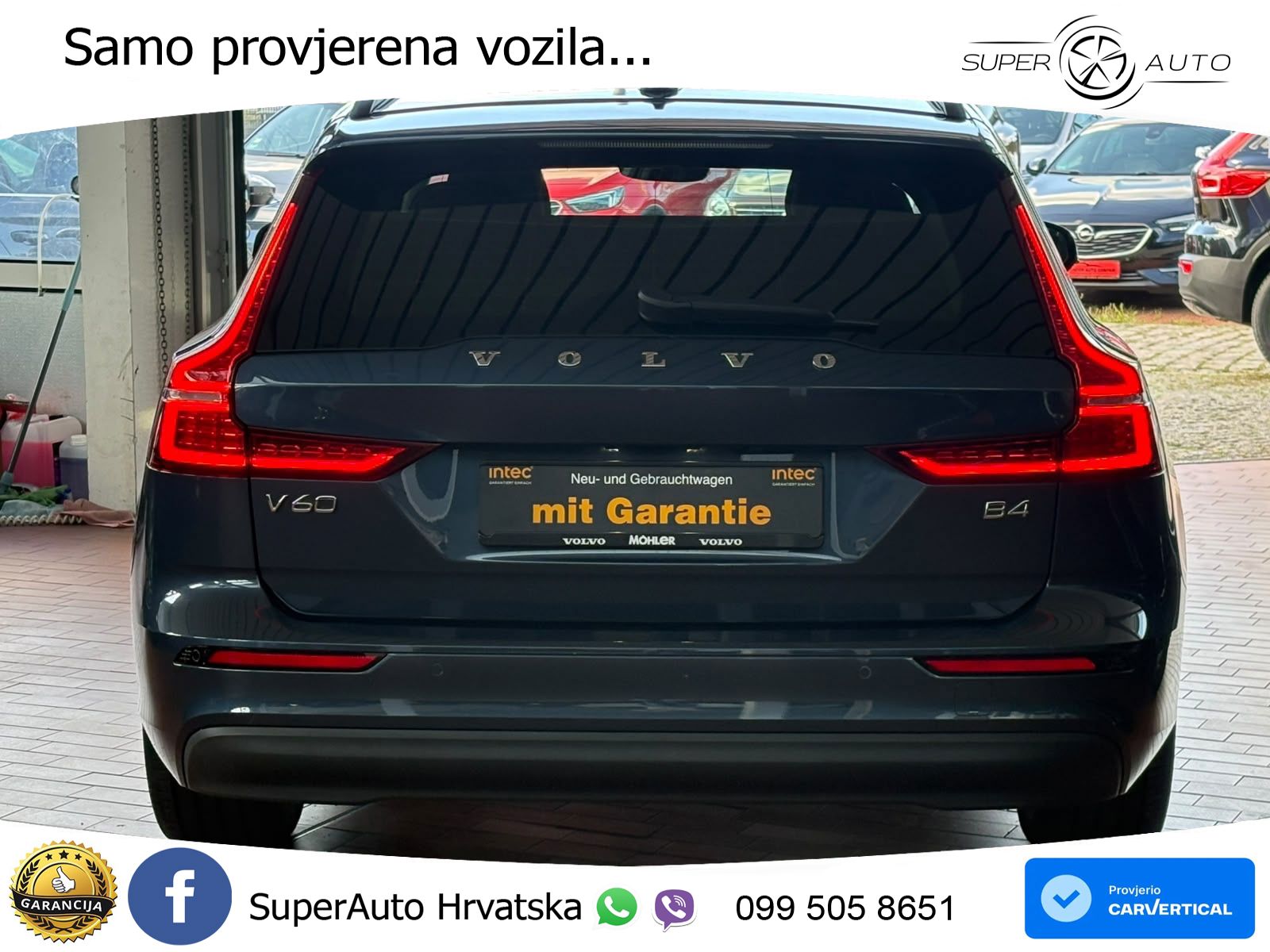 Volvo V60 2.0 B4 Diesel Geartronic LED+GR SJED+ACC