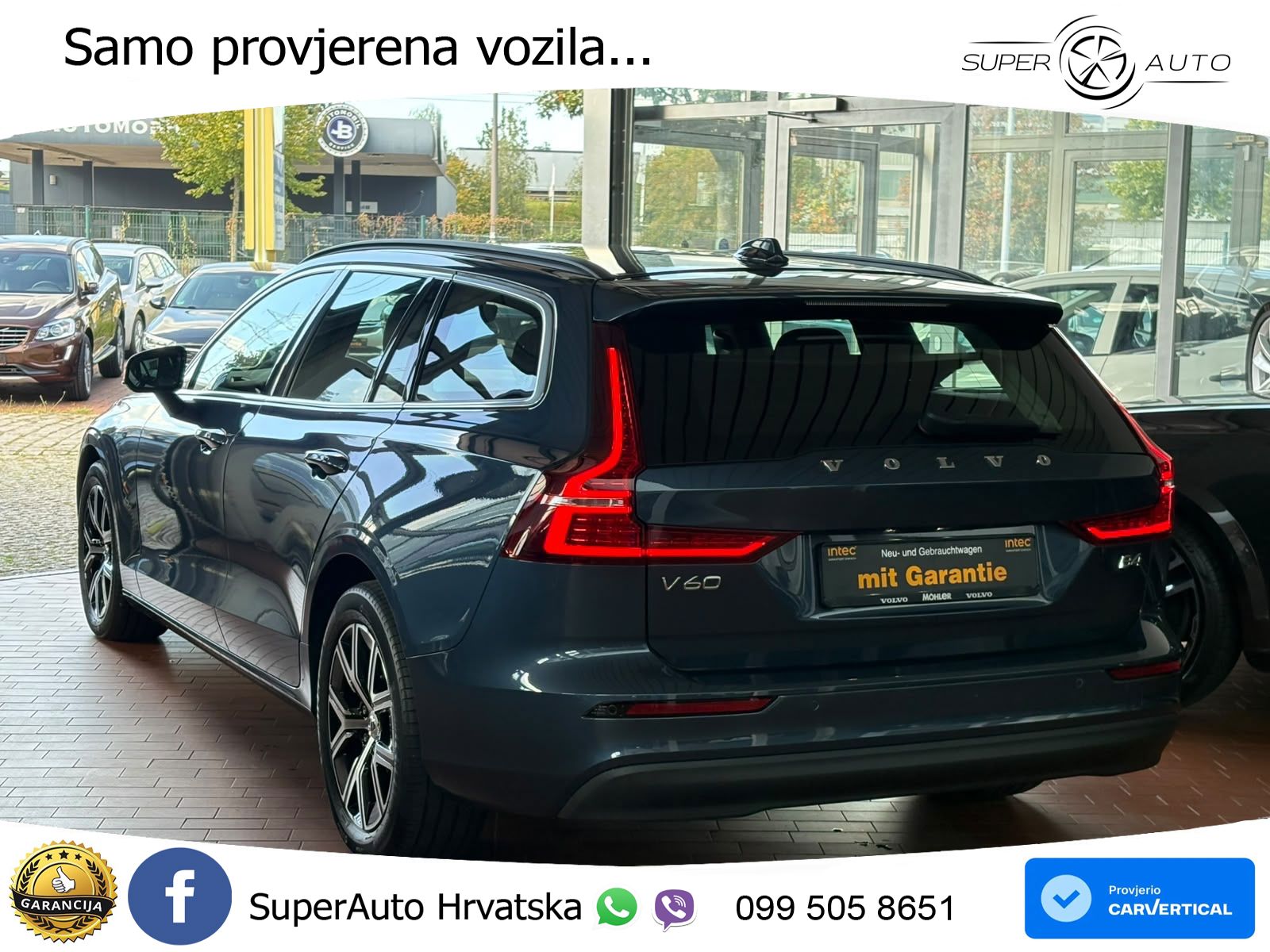 Volvo V60 2.0 B4 Diesel Geartronic LED+GR SJED+ACC