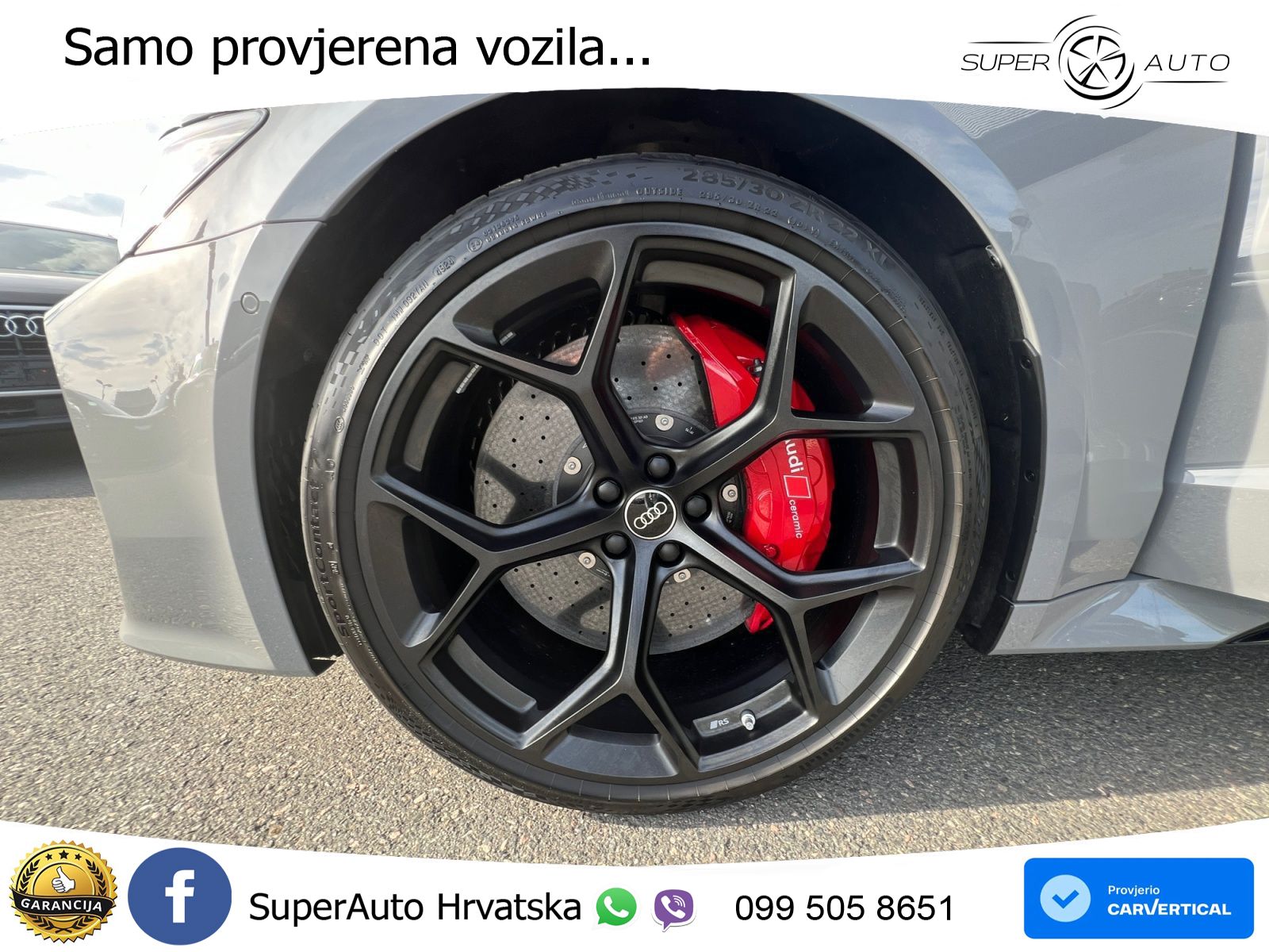 Audi RS7 4.0 TFSI V8 performance (630 KS) quattro tiptronic MATRIX+GR SJED+KAM