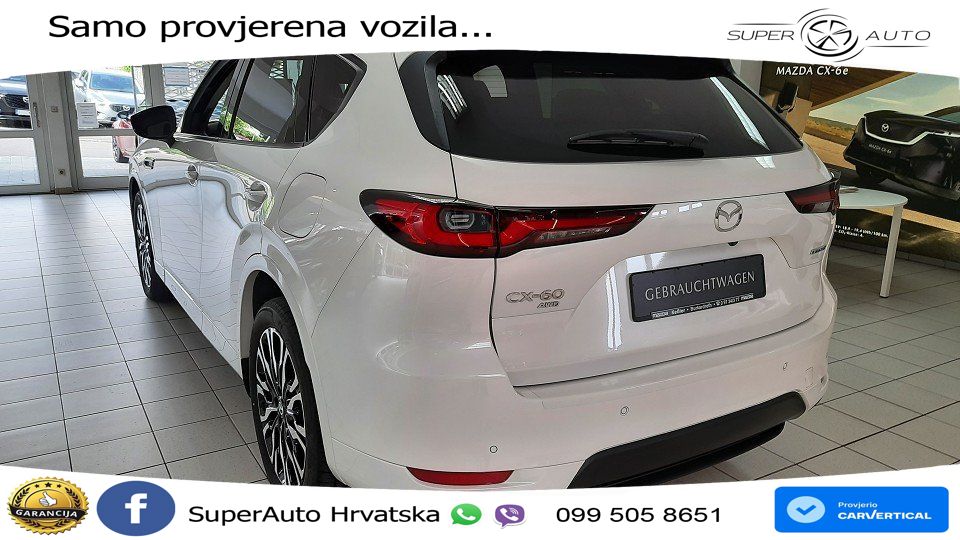 Mazda CX-60 3.3 e-Skyactiv D (254 KS) AWD Automatic LED+GR SJED+ACC