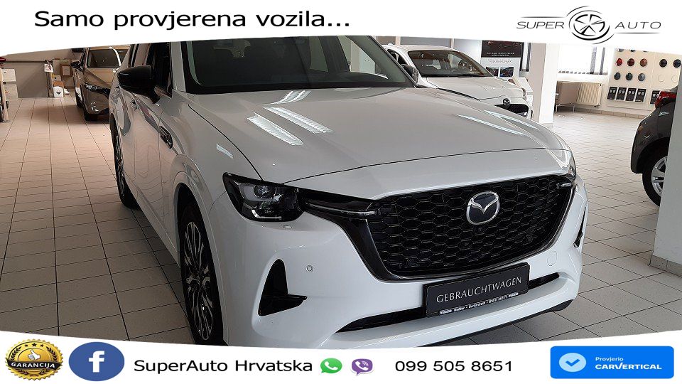 Mazda CX-60 3.3 e-Skyactiv D (254 KS) AWD Automatic LED+GR SJED+ACC