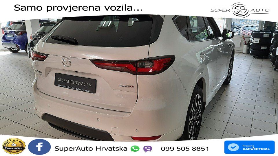 Mazda CX-60 3.3 e-Skyactiv D (254 KS) AWD Automatic LED+GR SJED+ACC