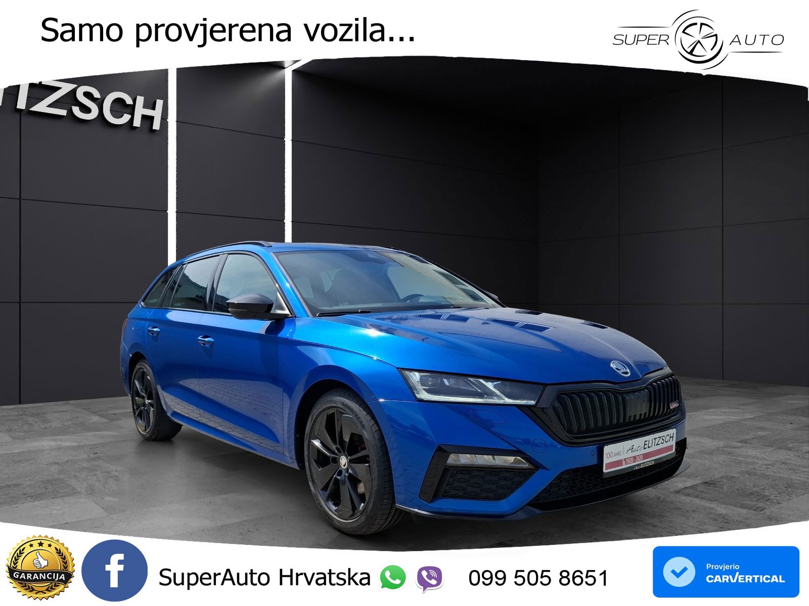 Škoda Octavia Combi RS 2.0 TDI (200 KS) 4x4 DSG LED+GR SJED+ACC