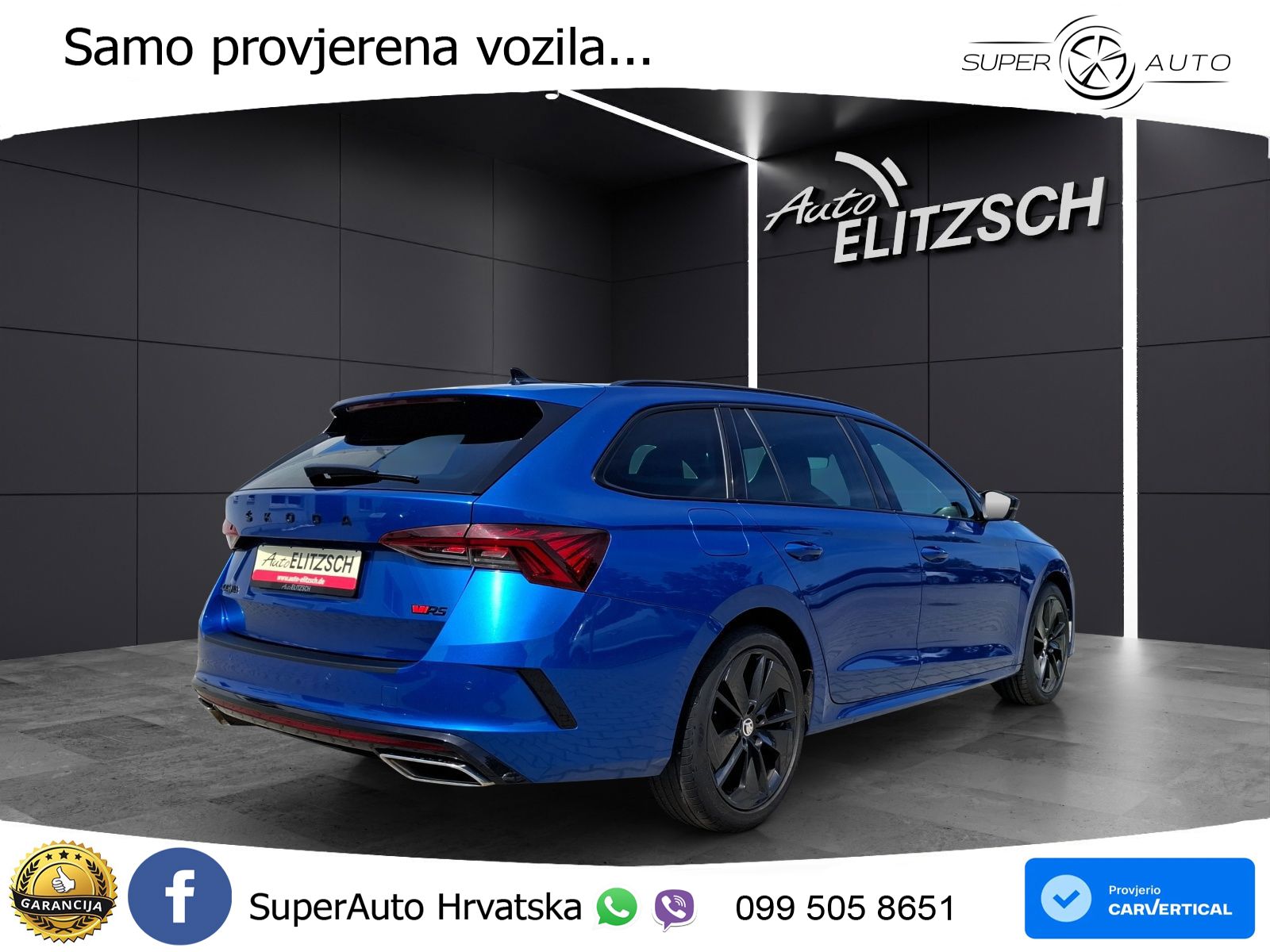 Škoda Octavia Combi RS 2.0 TDI (200 KS) 4x4 DSG LED+GR SJED+ACC