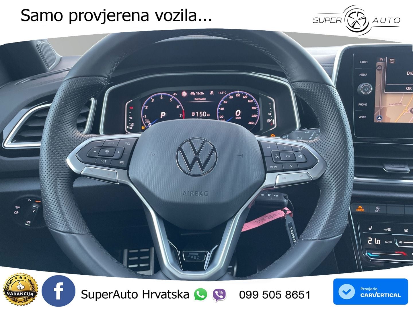 Volkswagen T-Roc 1.5 TSI (150 KS) DSG R-Line LED+GR SJED+ACC