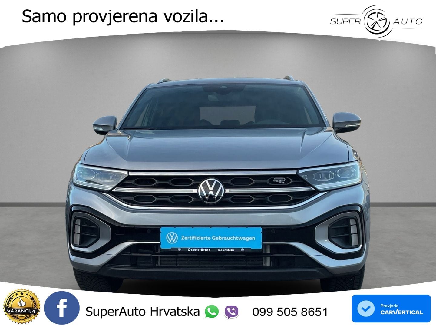 Volkswagen T-Roc 1.5 TSI (150 KS) DSG R-Line LED+GR SJED+ACC