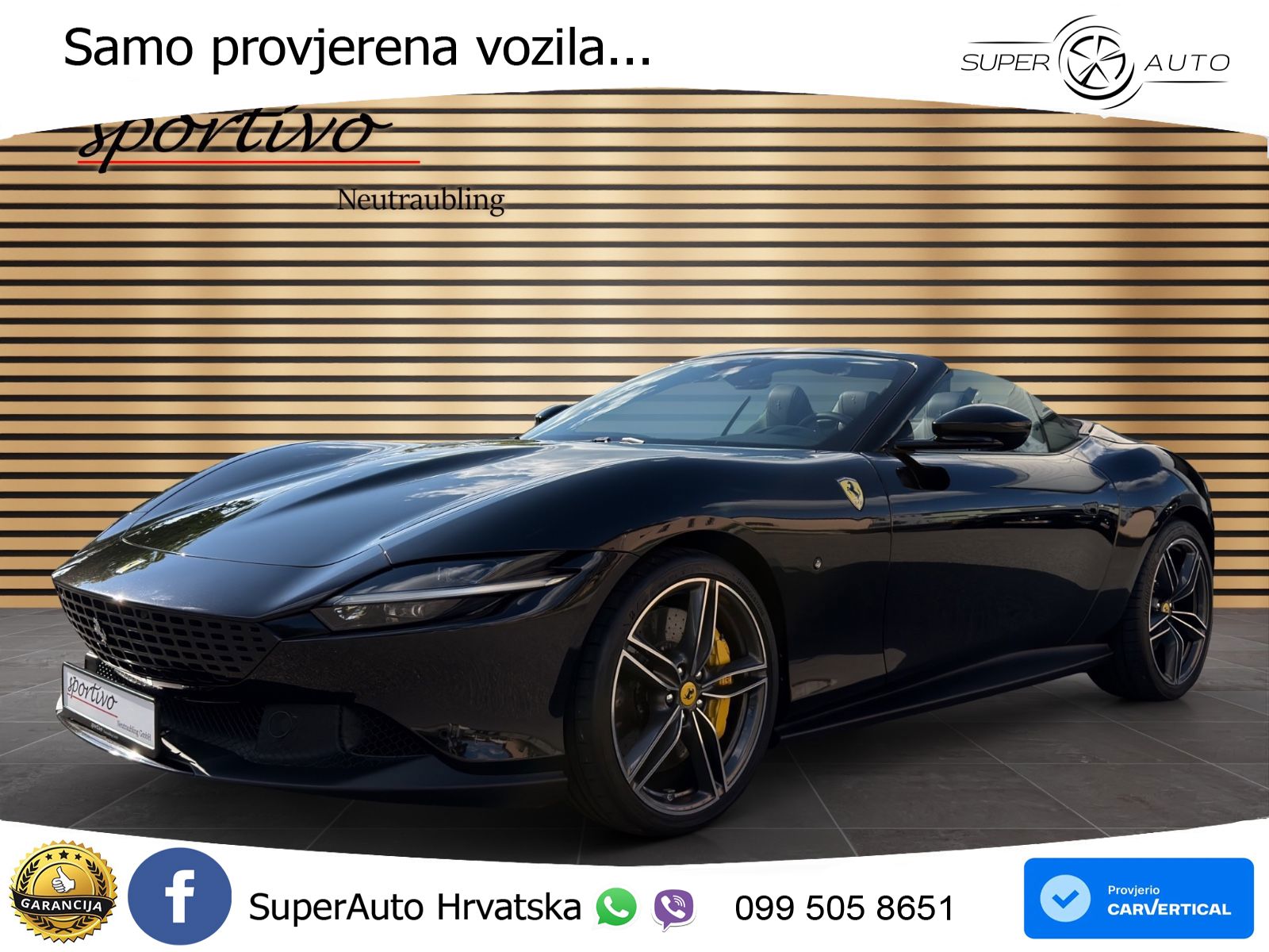 Ferrari Roma Spider 3.9 V8 (620 KS) F1 DCT