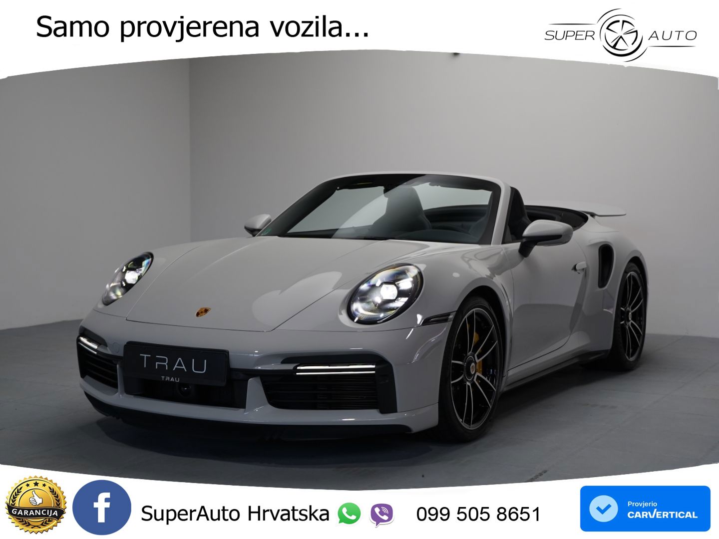 Porsche 911 Turbo S Cabriolet 3.8 (650 KS) PDK LED+GR SJED+ACC