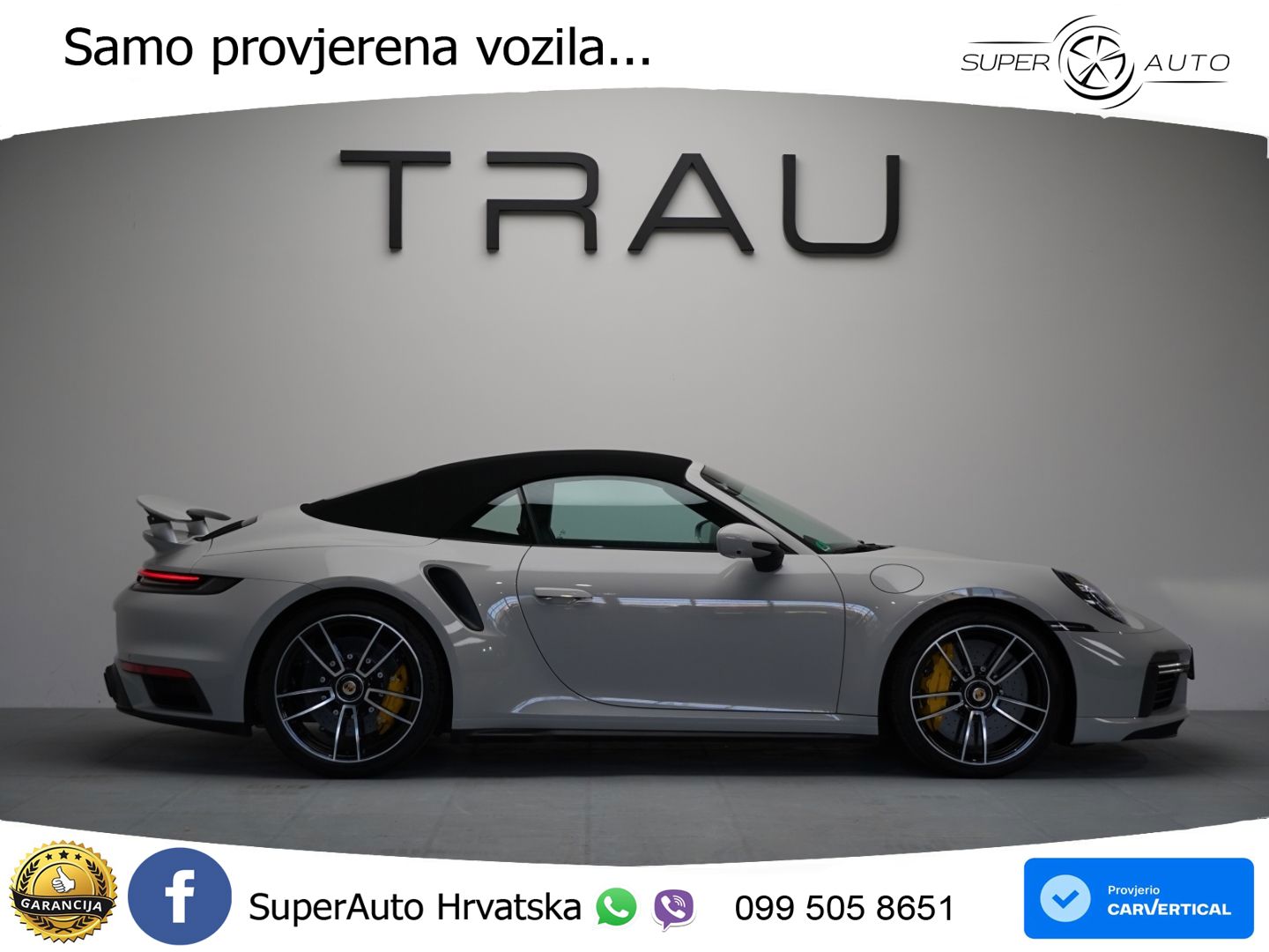 Porsche 911 Turbo S Cabriolet 3.8 (650 KS) PDK LED+GR SJED+ACC