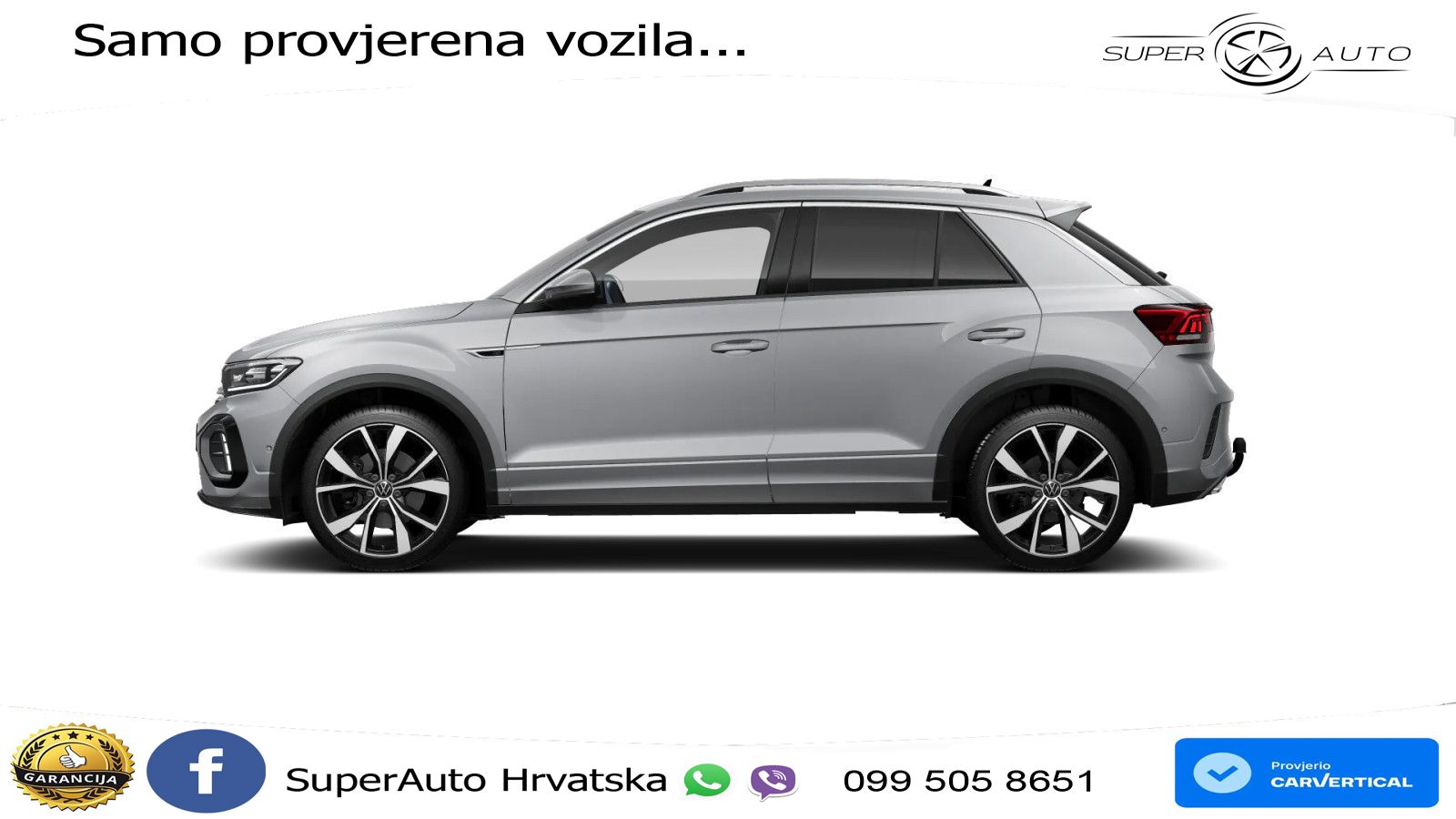 Volkswagen T-Roc 1.5 TSI (150 KS) DSG R-Line LED+GR SJED+ACC