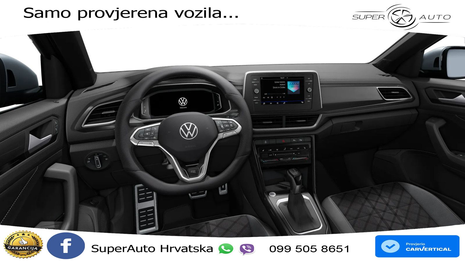 Volkswagen T-Roc 1.5 TSI (150 KS) DSG R-Line LED+GR SJED+ACC