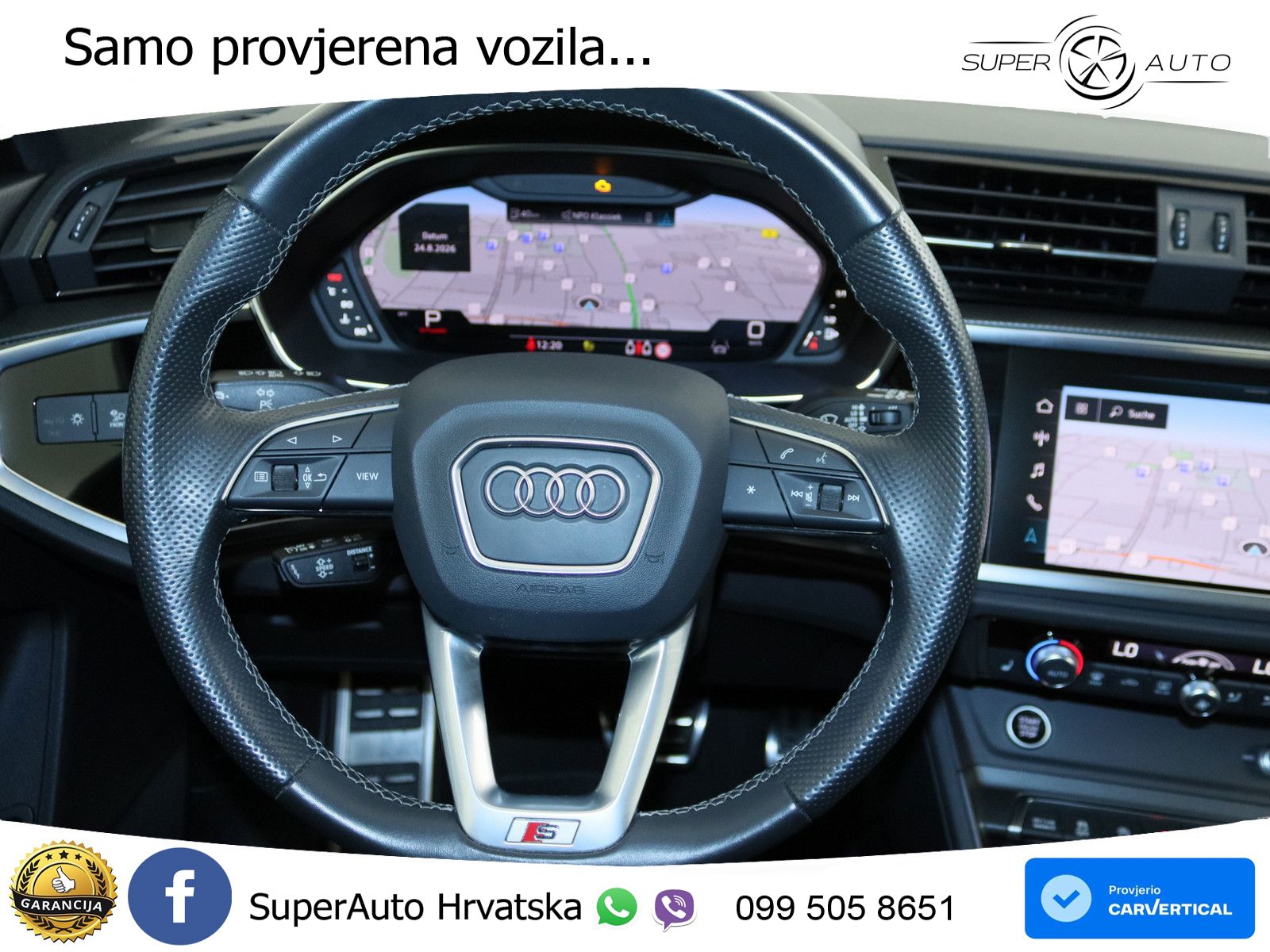 Audi Q3 II Sportback 45 TFSI (245 KS) quattro S tronic S line MATRIX+GR SJED+KAM