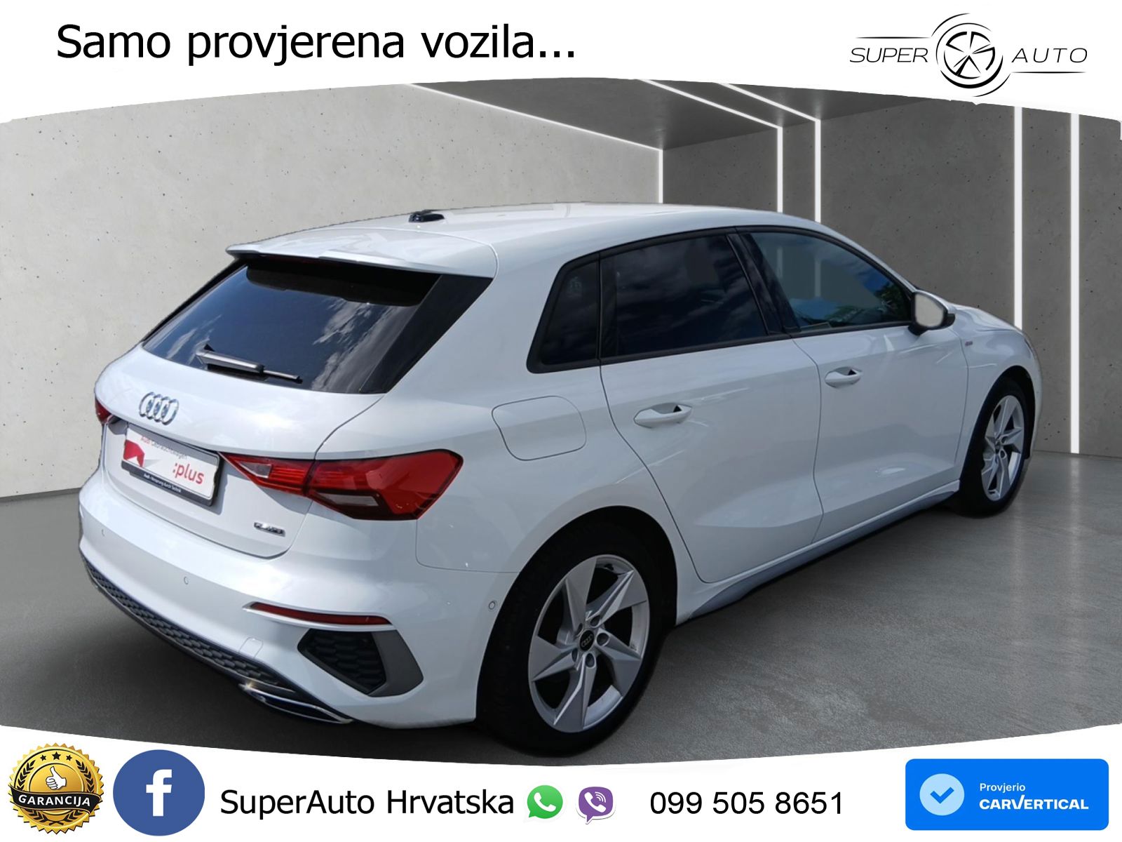 Audi A3 40 TFSI (190 KS) quattro S tronic S line