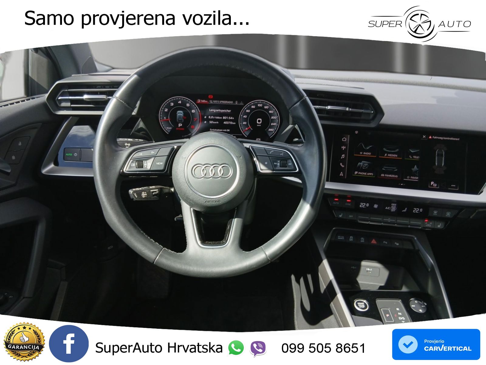 Audi A3 40 TFSI (190 KS) quattro S tronic S line