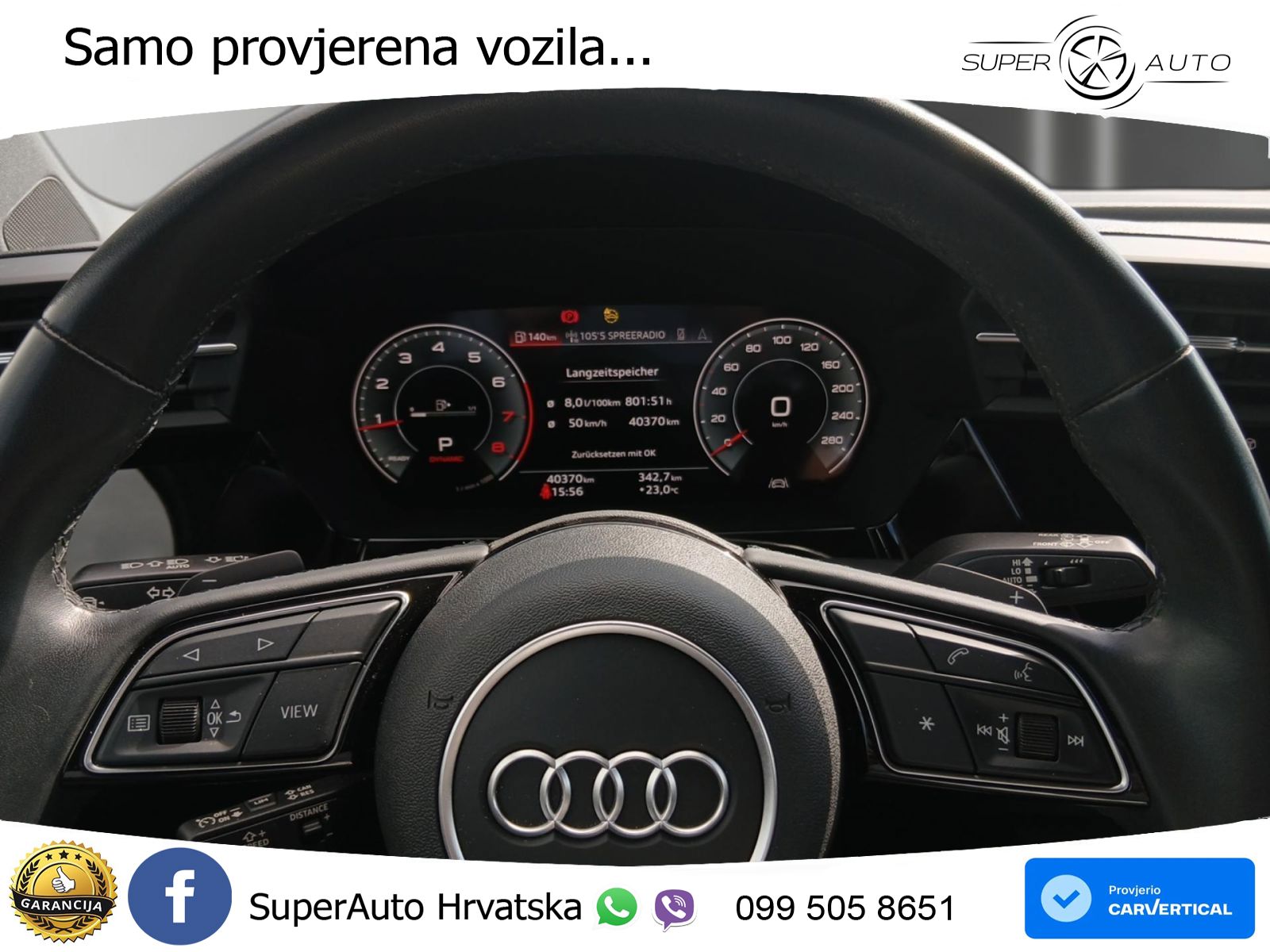 Audi A3 40 TFSI (190 KS) quattro S tronic S line
