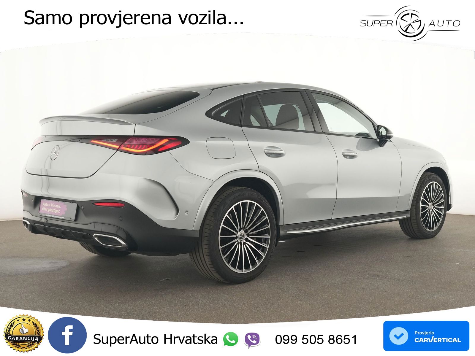 Mercedes GLC 450d (367 KS) 4MATIC 9G-TRONIC AMG ZRAČNI+ACC+GR SJED+KAM+PANO