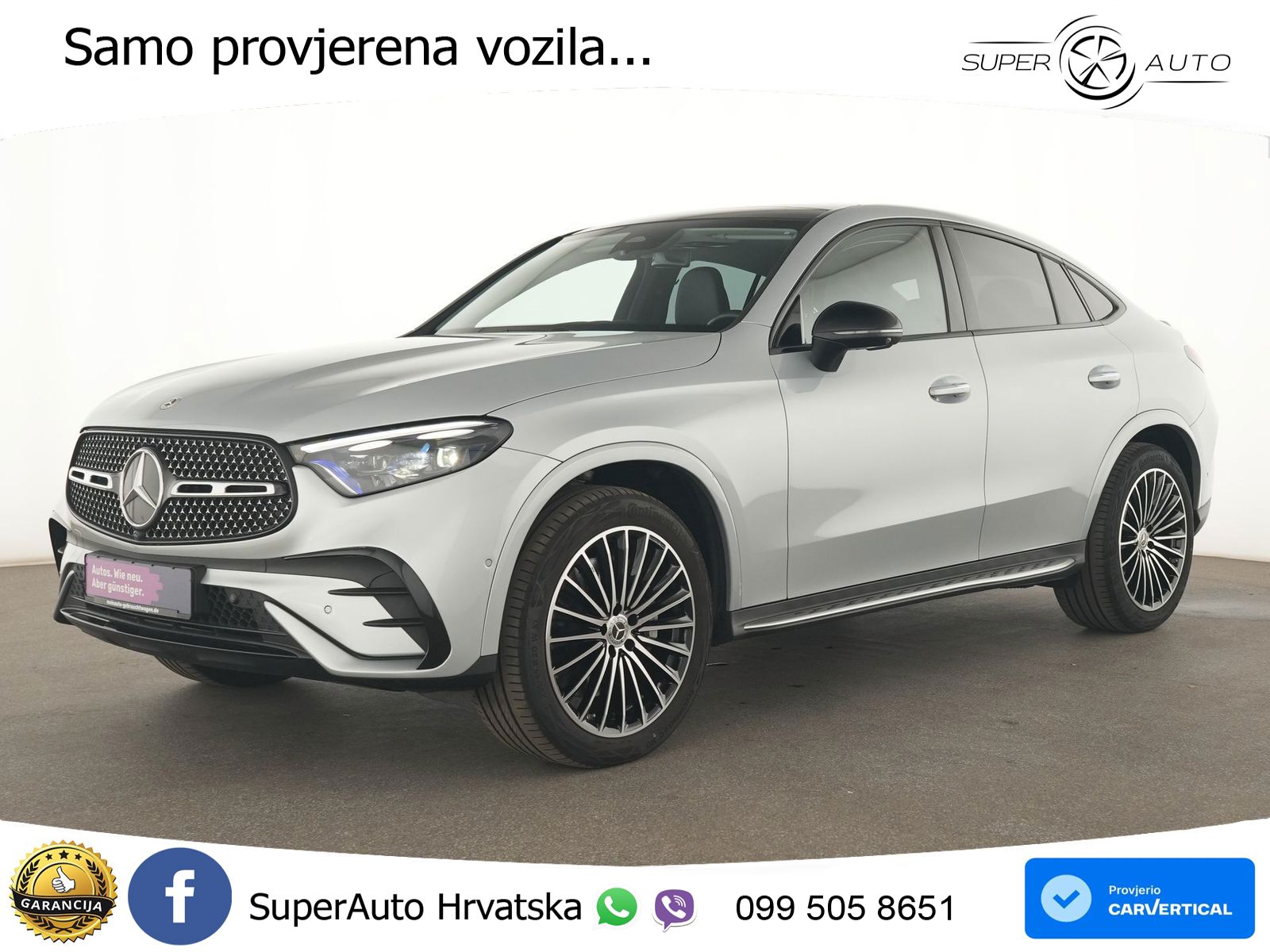 Mercedes GLC 450d (367 KS) 4MATIC 9G-TRONIC AMG ZRAČNI+ACC+GR SJED+KAM+PANO