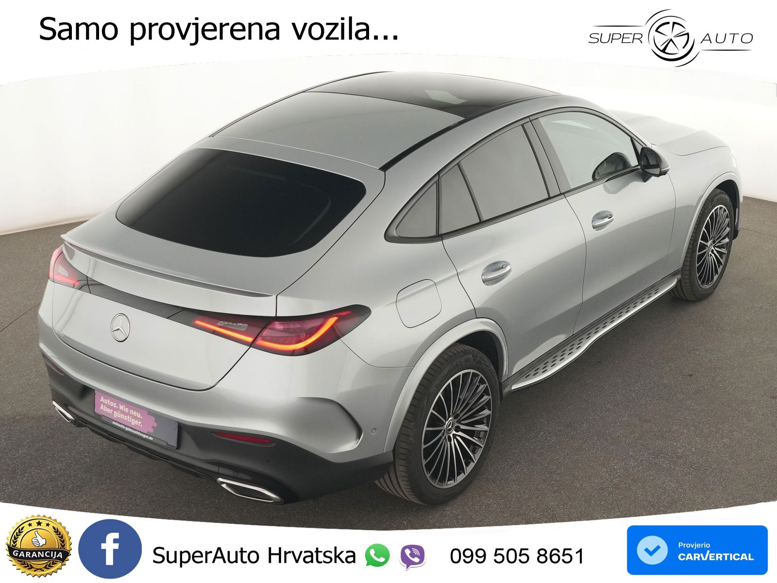 Mercedes GLC 450d (367 KS) 4MATIC 9G-TRONIC AMG ZRAČNI+ACC+GR SJED+KAM+PANO