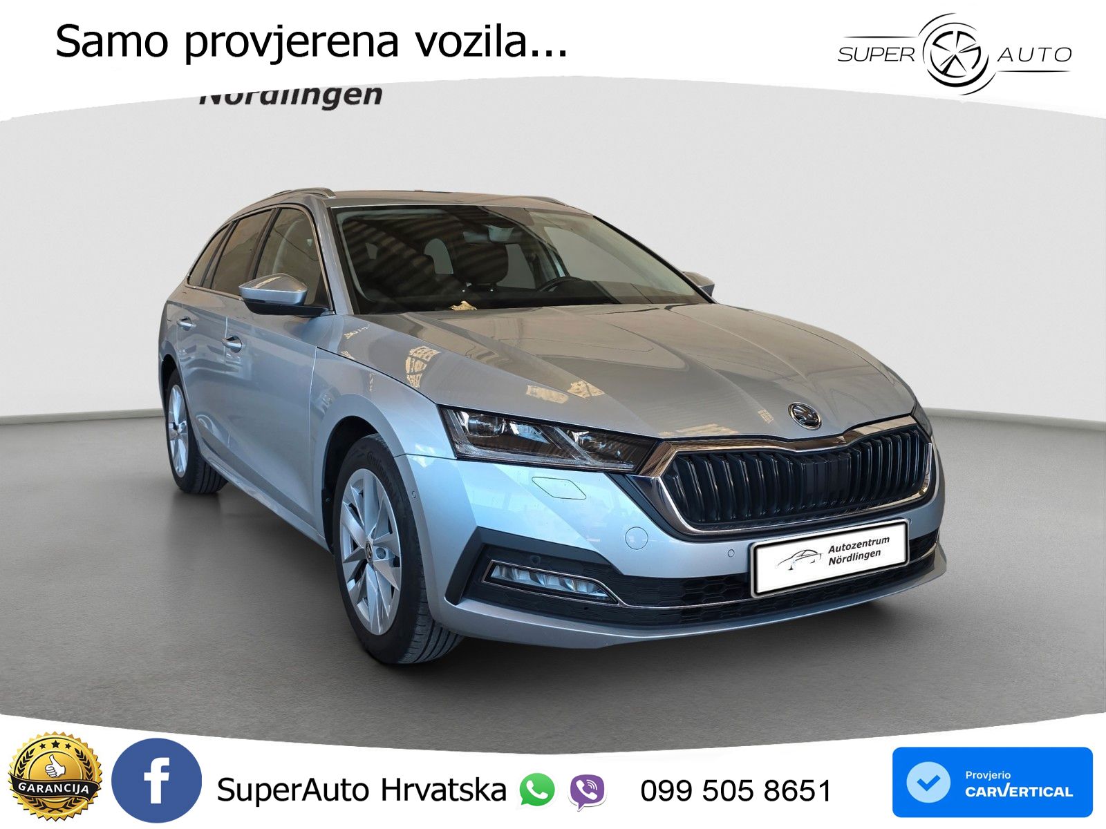 Škoda Octavia Combi 2.0 TDI (150 KS) DSG LED+GR SJED+ACC