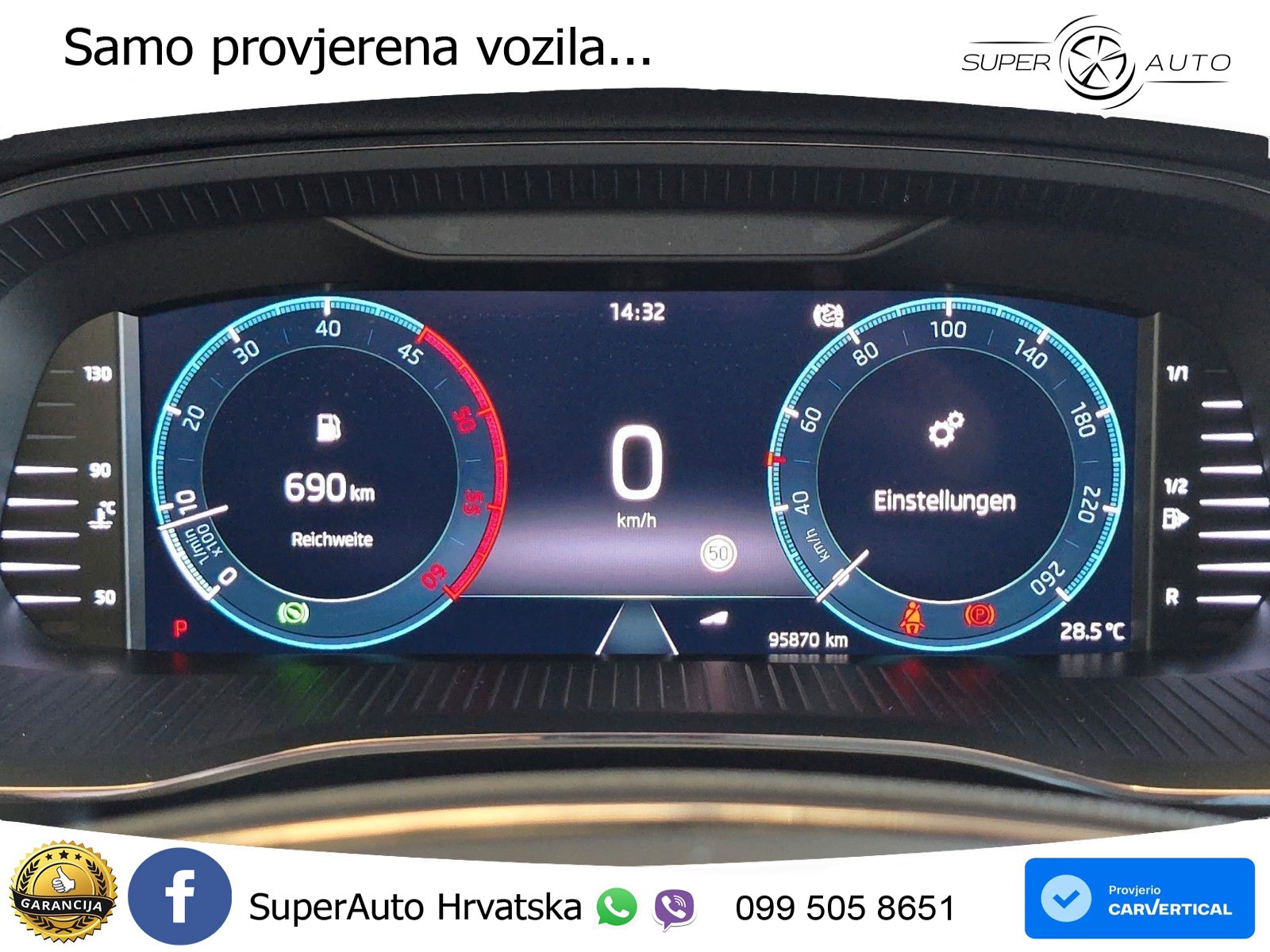 Škoda Octavia Combi 2.0 TDI (150 KS) DSG LED+GR SJED+ACC