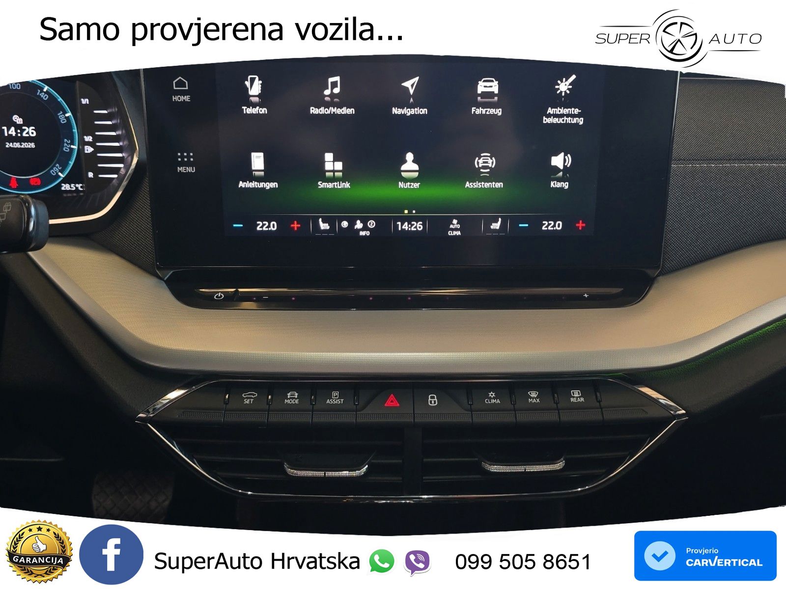 Škoda Octavia Combi 2.0 TDI (150 KS) DSG LED+GR SJED+ACC