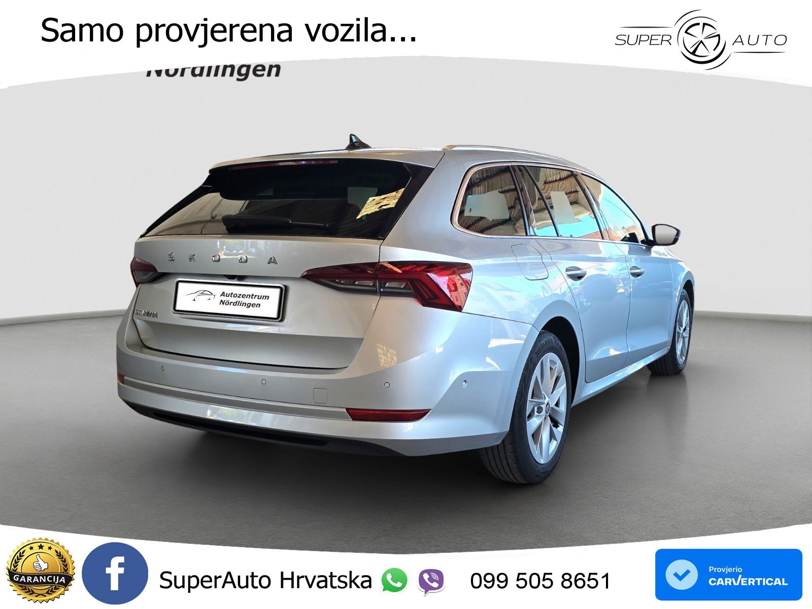 Škoda Octavia Combi 2.0 TDI (150 KS) DSG LED+GR SJED+ACC